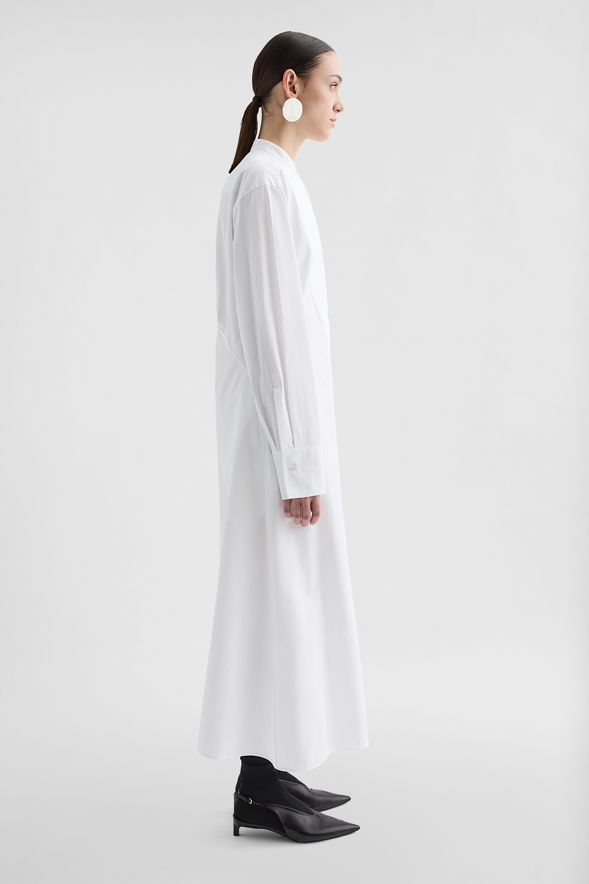 코튼 셔츠 드레스 - 드레스 - Image 2