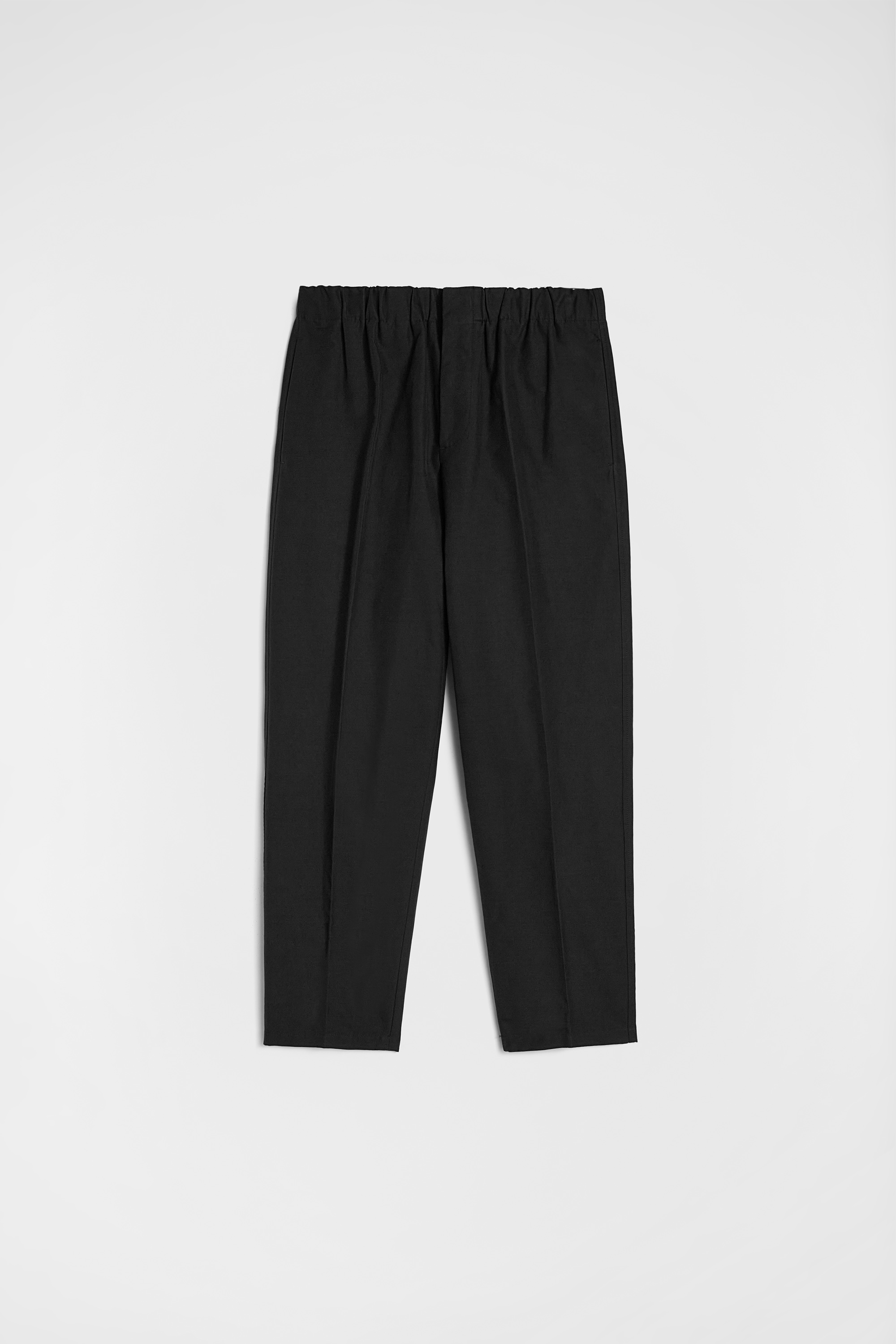 Lightweight Cotton Tapered Trousers - Trousers - Image 6
