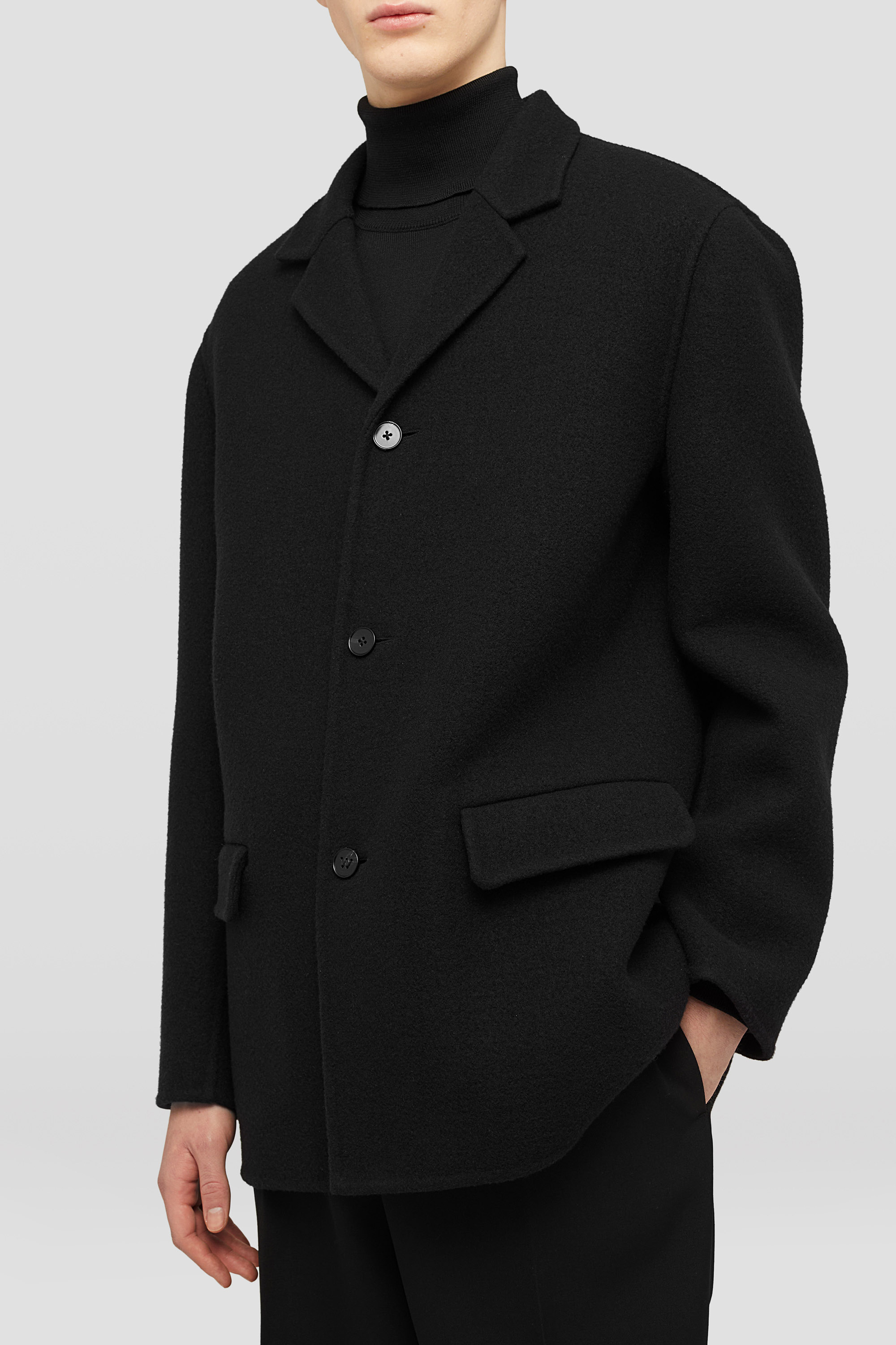 Dekonstruierte Jacke aus Wolle - Jacken - Image 2