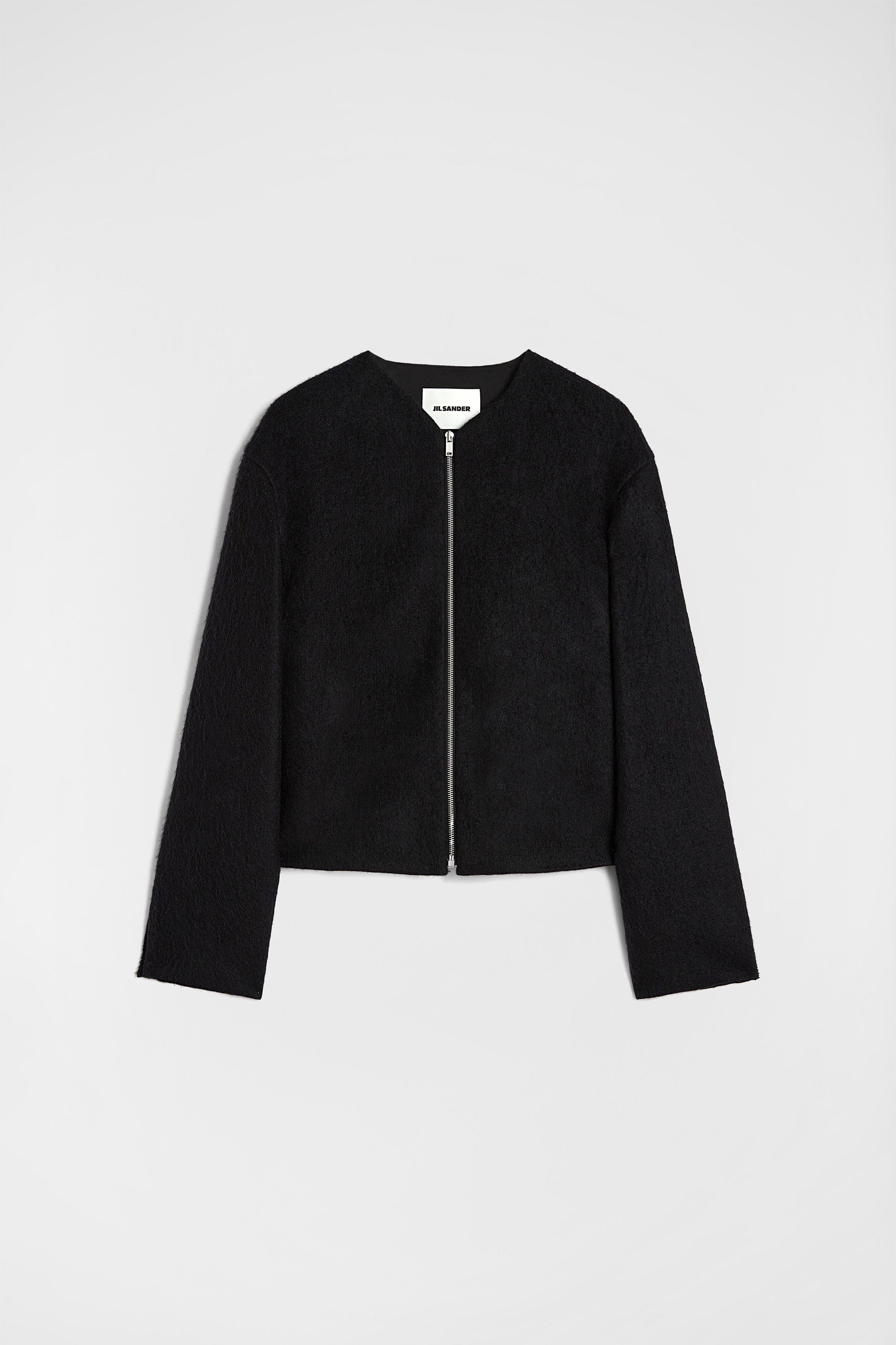 Jacke mit Reißverschluss aus Wolle - Westen - Image 5