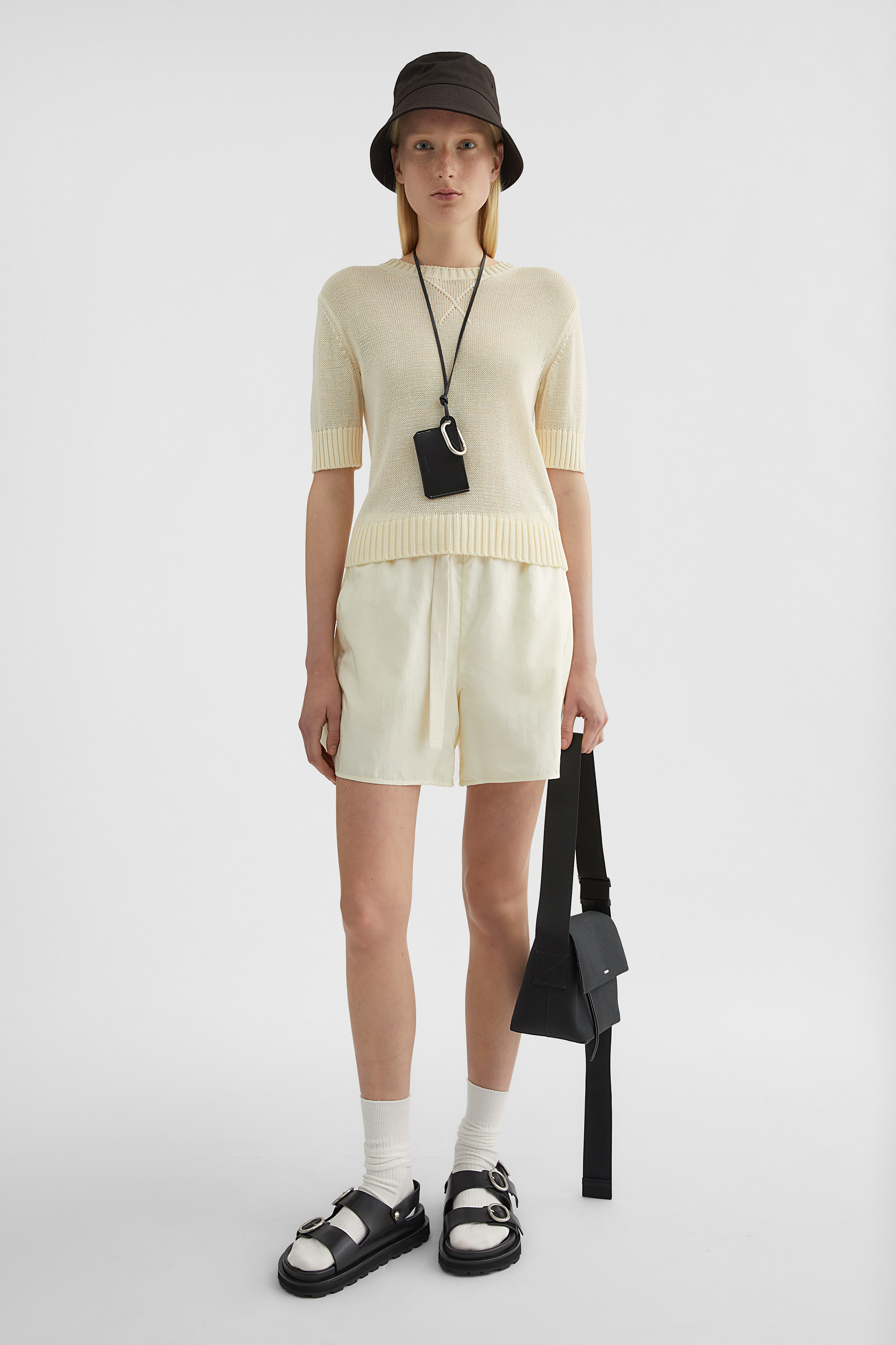 Cotton Crew-Neck T-Shirt - T-shirts - Image 1