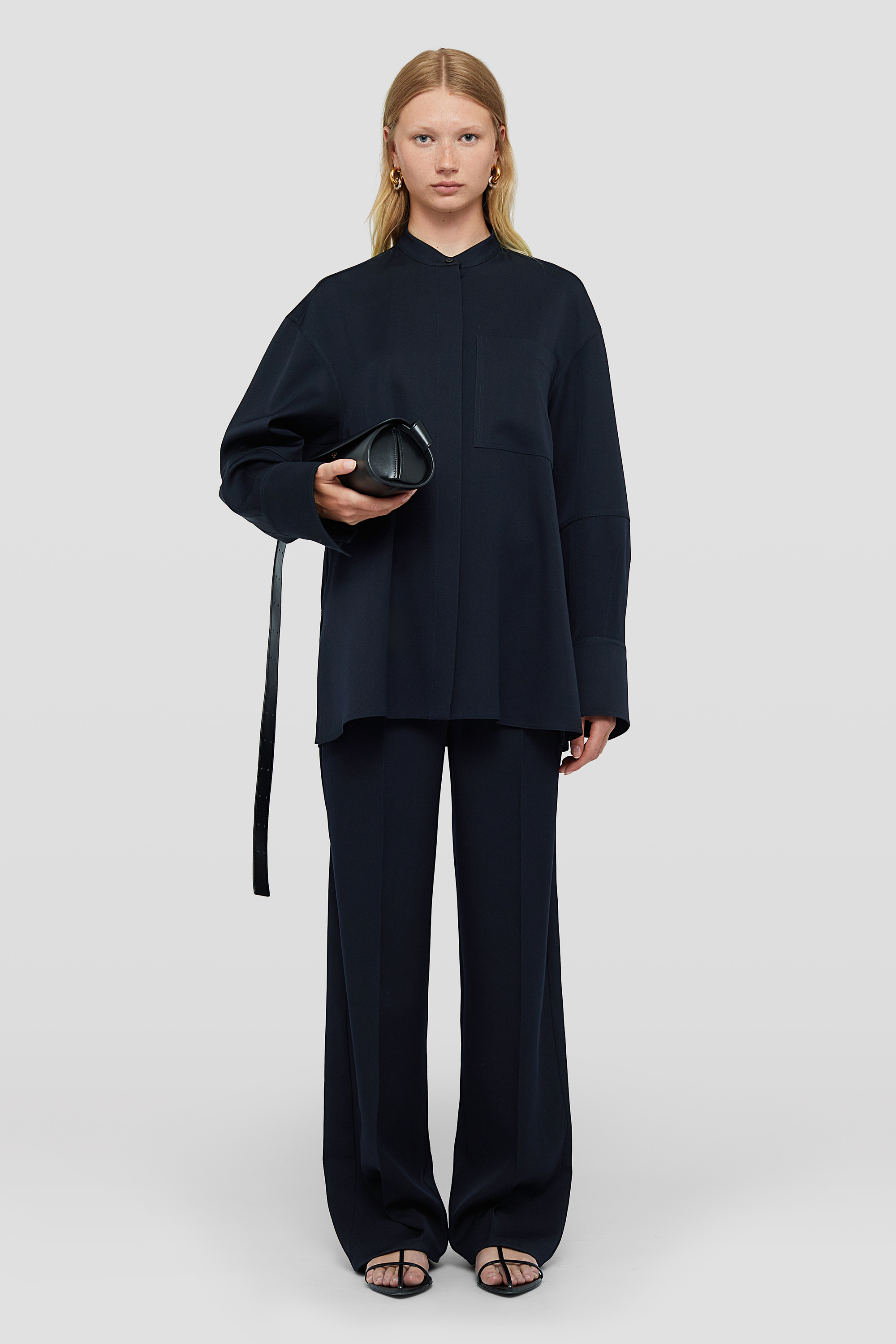 Lightweight Wool Gabardine Shirt - Shirts - Image 1