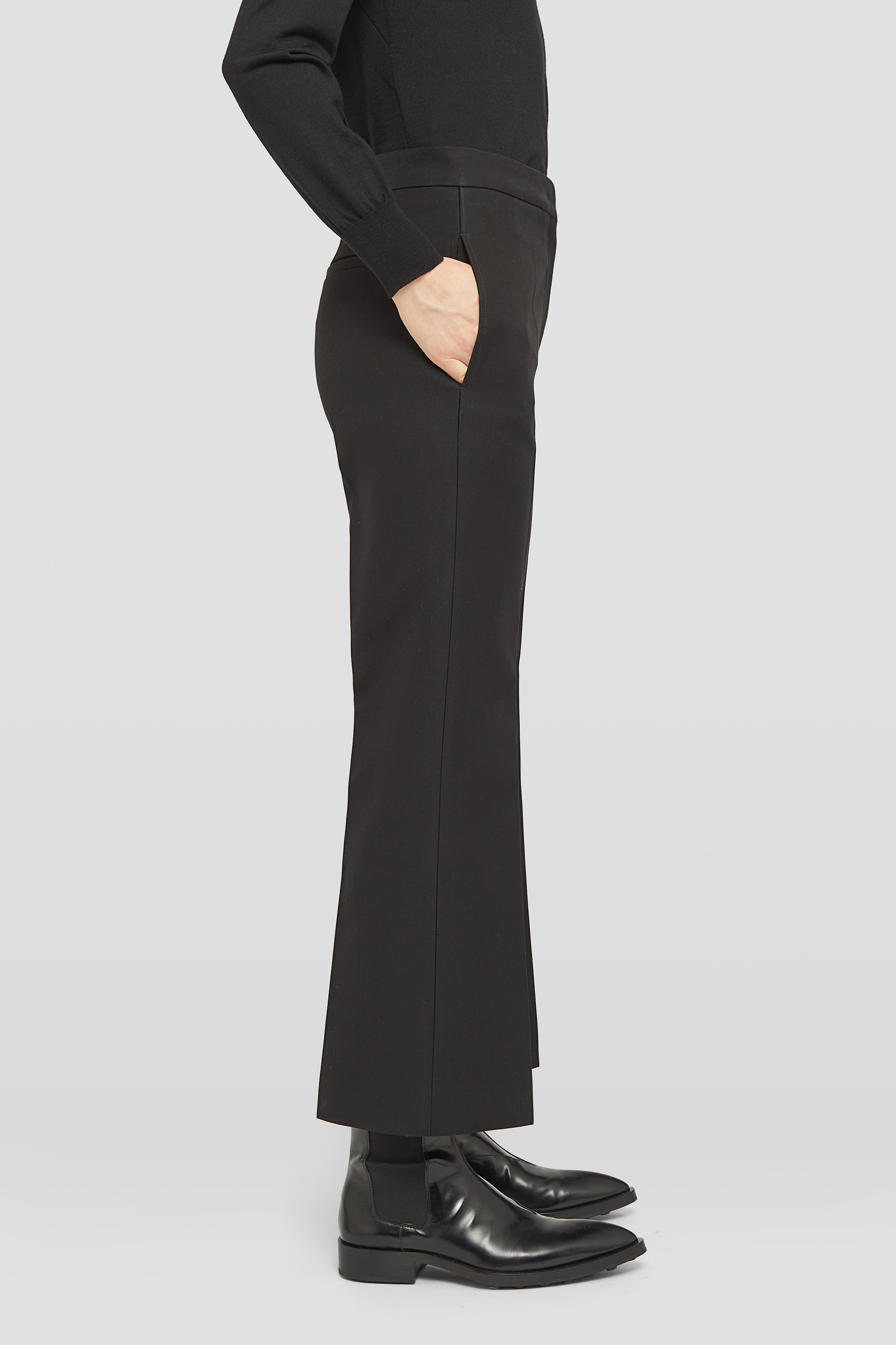 Cotton Tailored Trousers - Trousers - Image 3