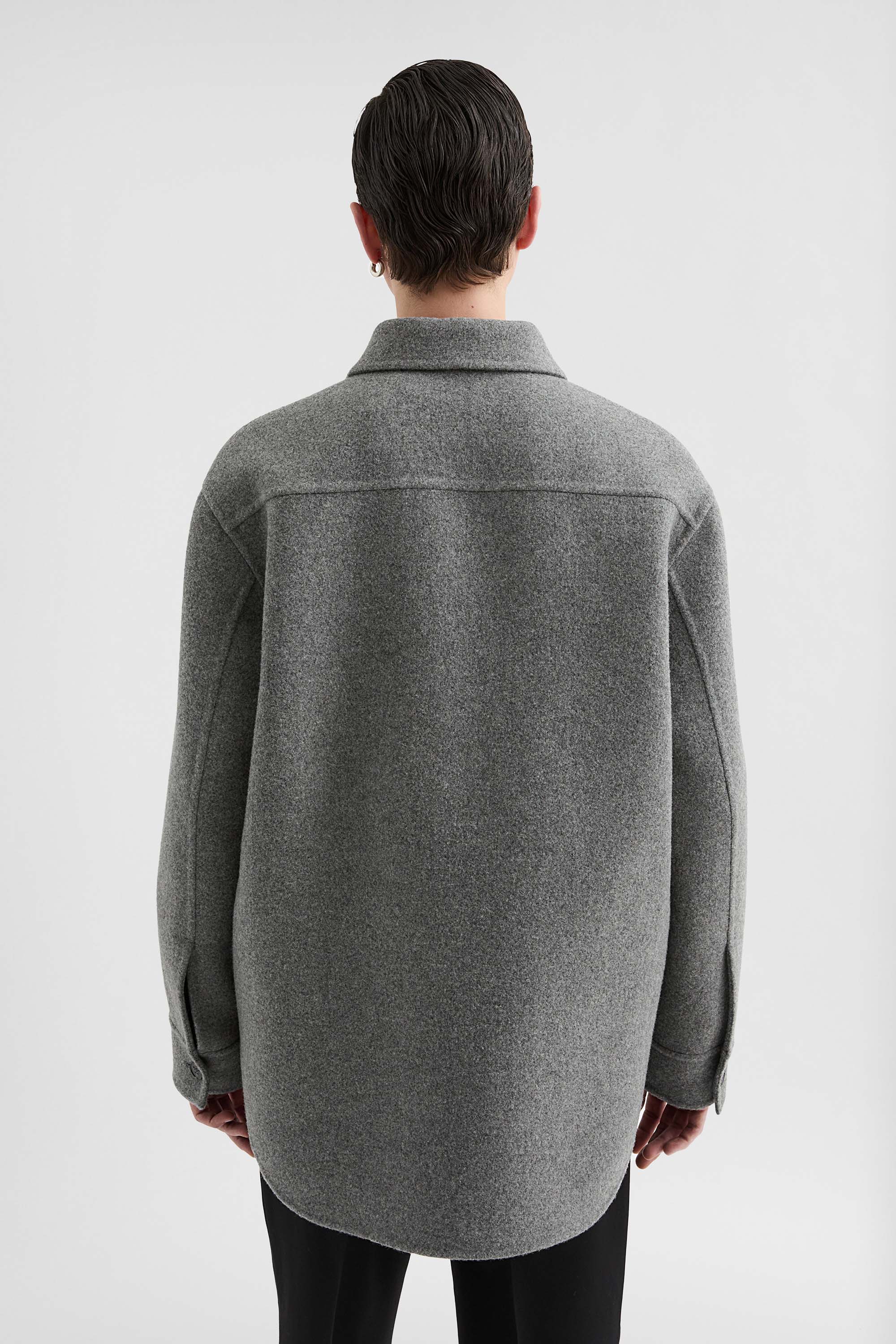 Wool Overshirt - Jackets - Image 4
