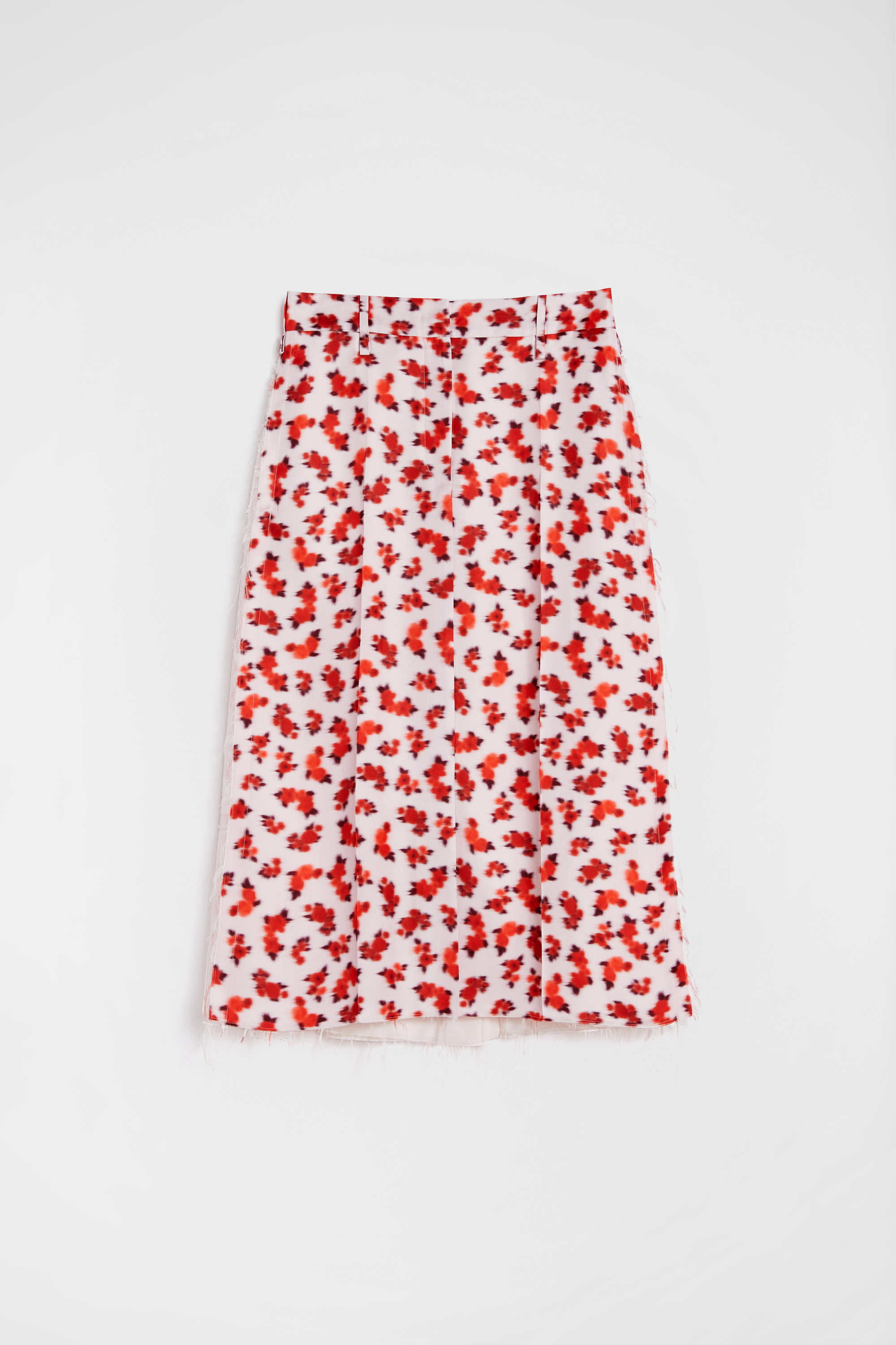 Fluid Viscose Printed Skirt - Skirts - Image 6