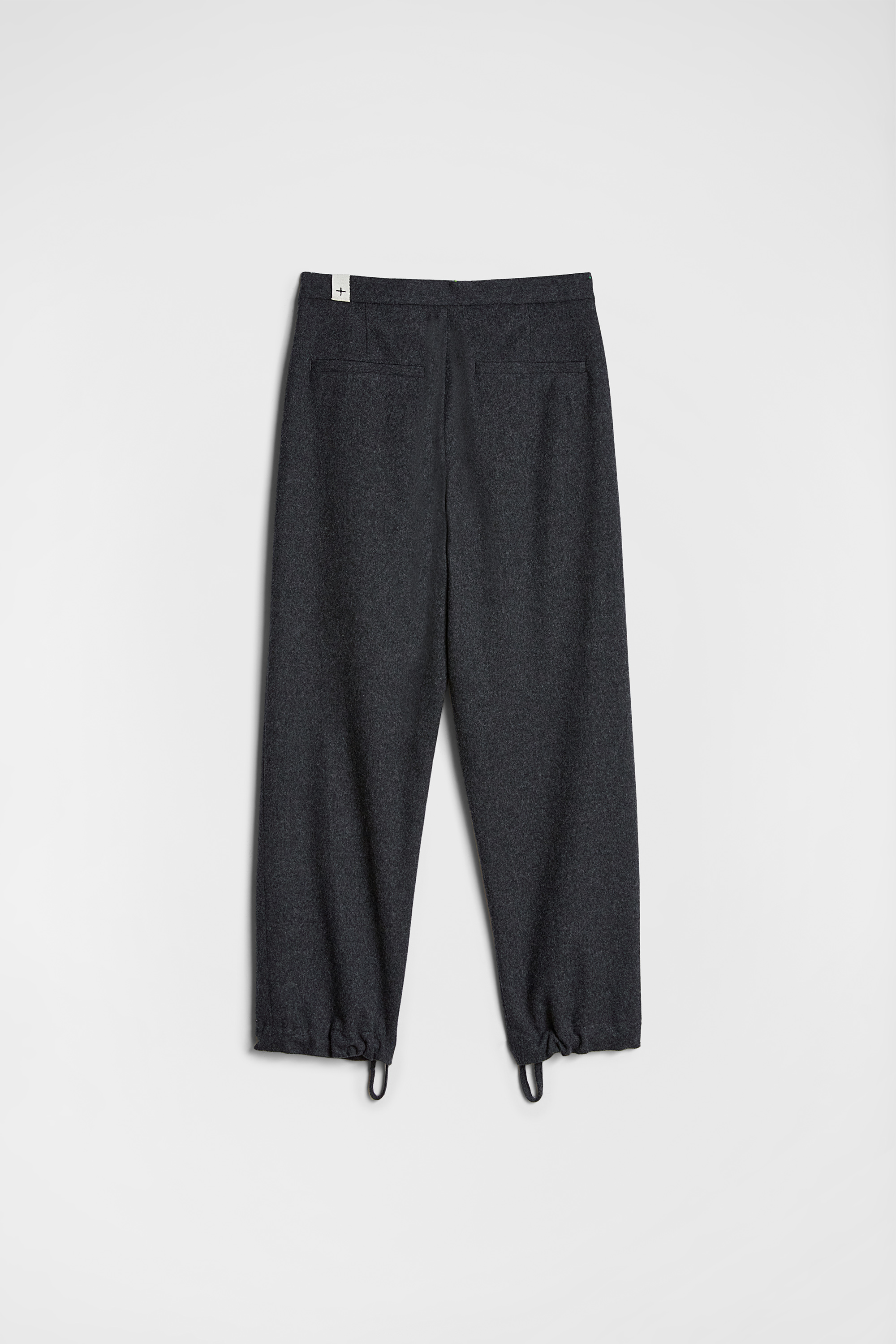 Wool Flannel Tapered Trousers - Trousers - Image 8