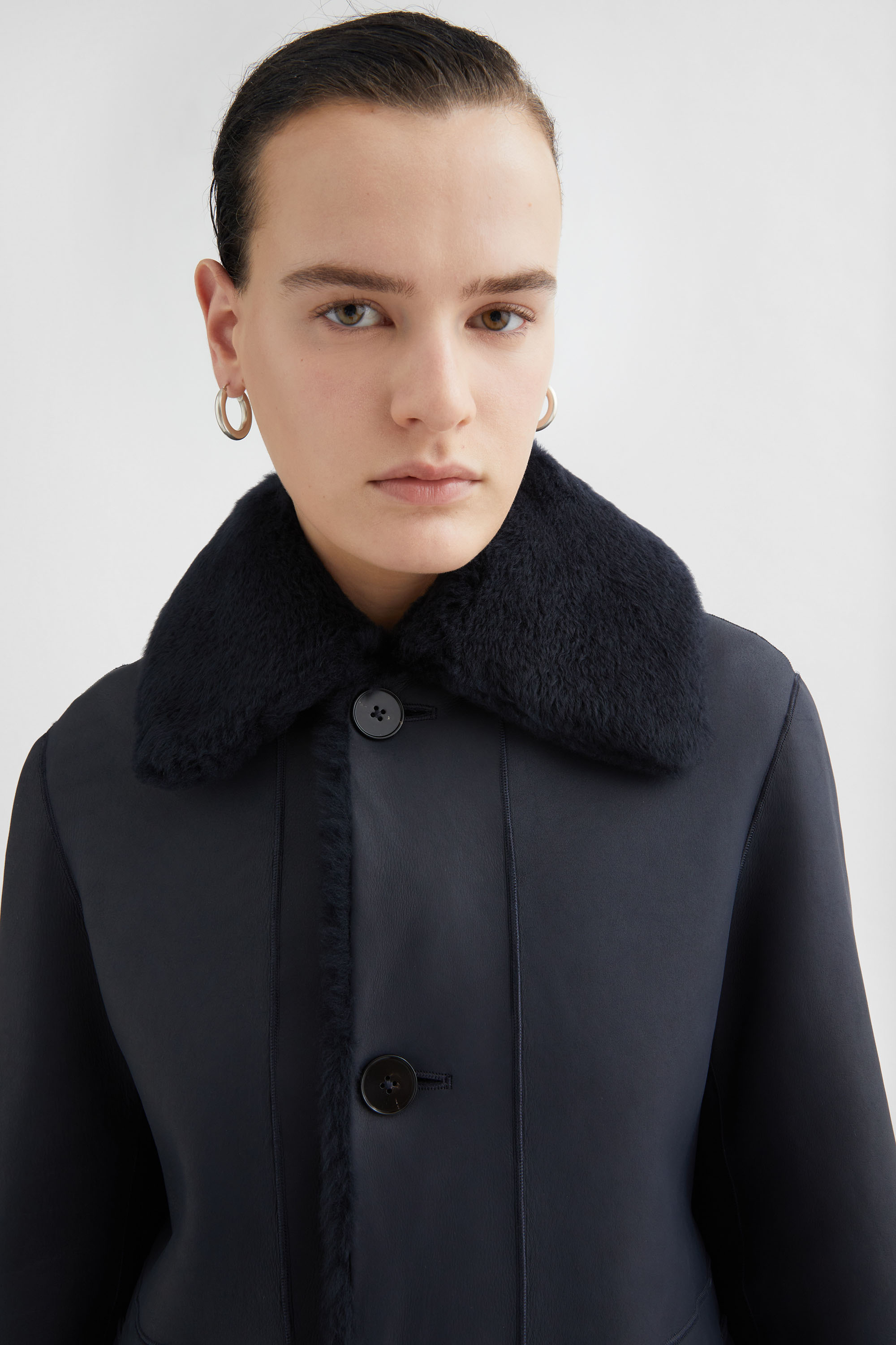Shearling Caban - Jackets - Image 3