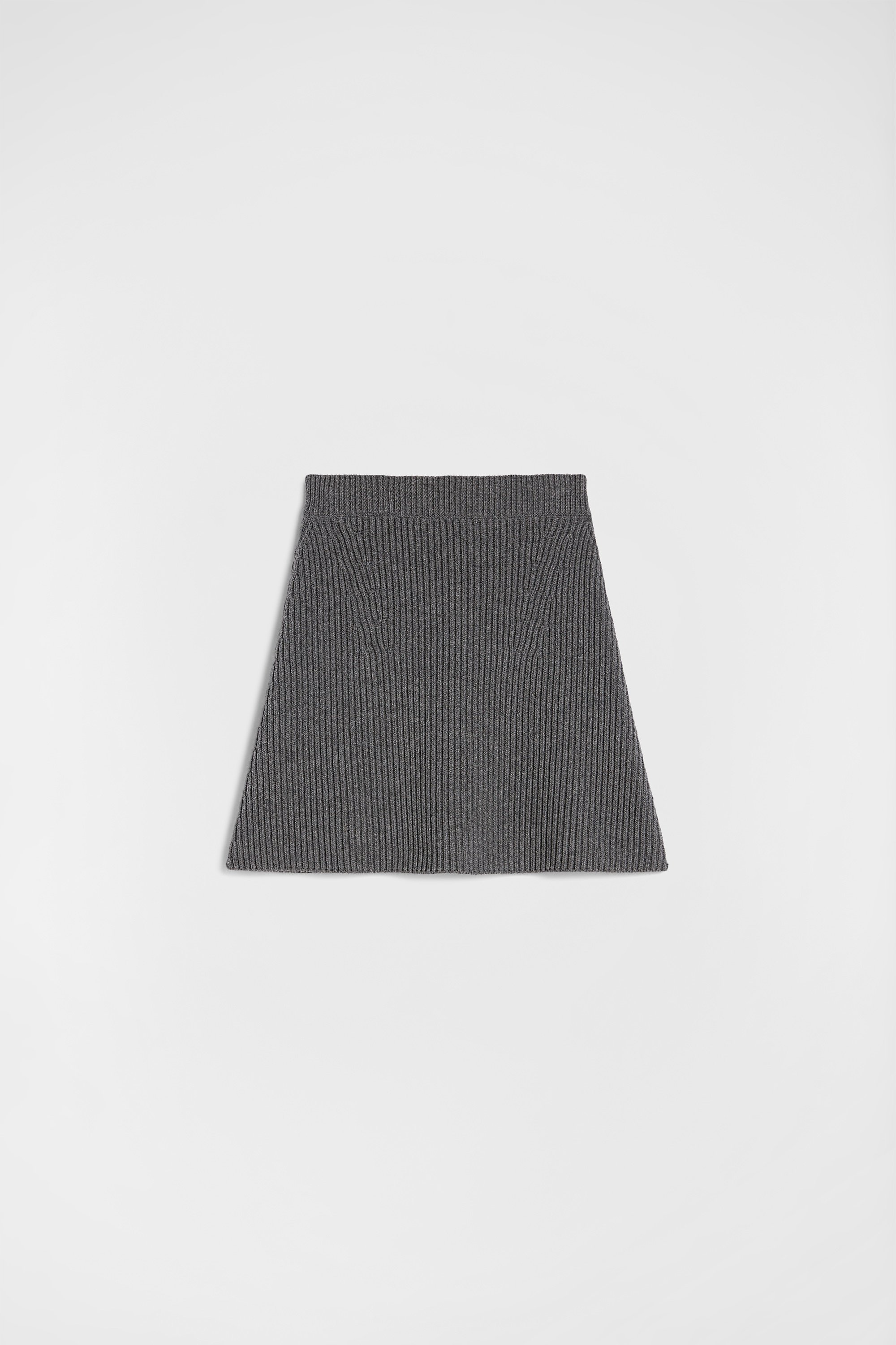 Wool Knit Mini Skirt - Skirts - Image 5