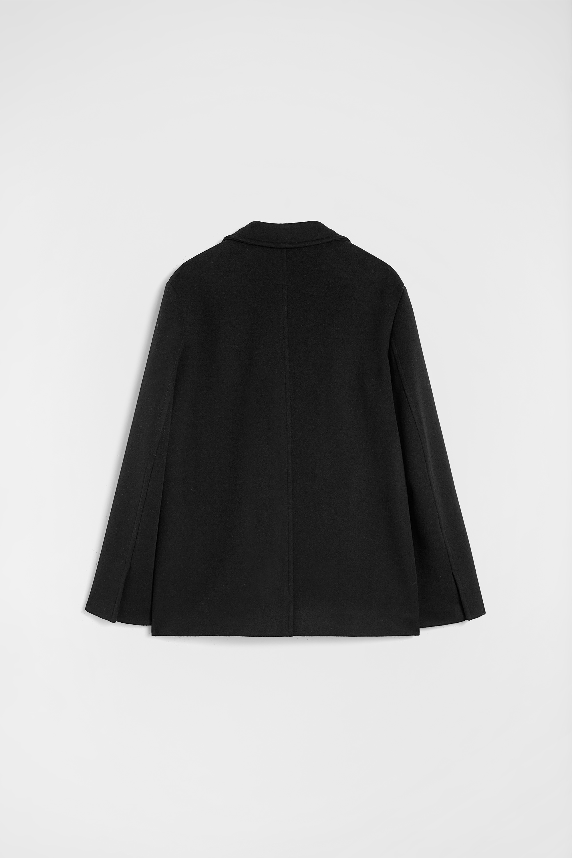 Double Wool Tailored Coat - Coats - Image 8
