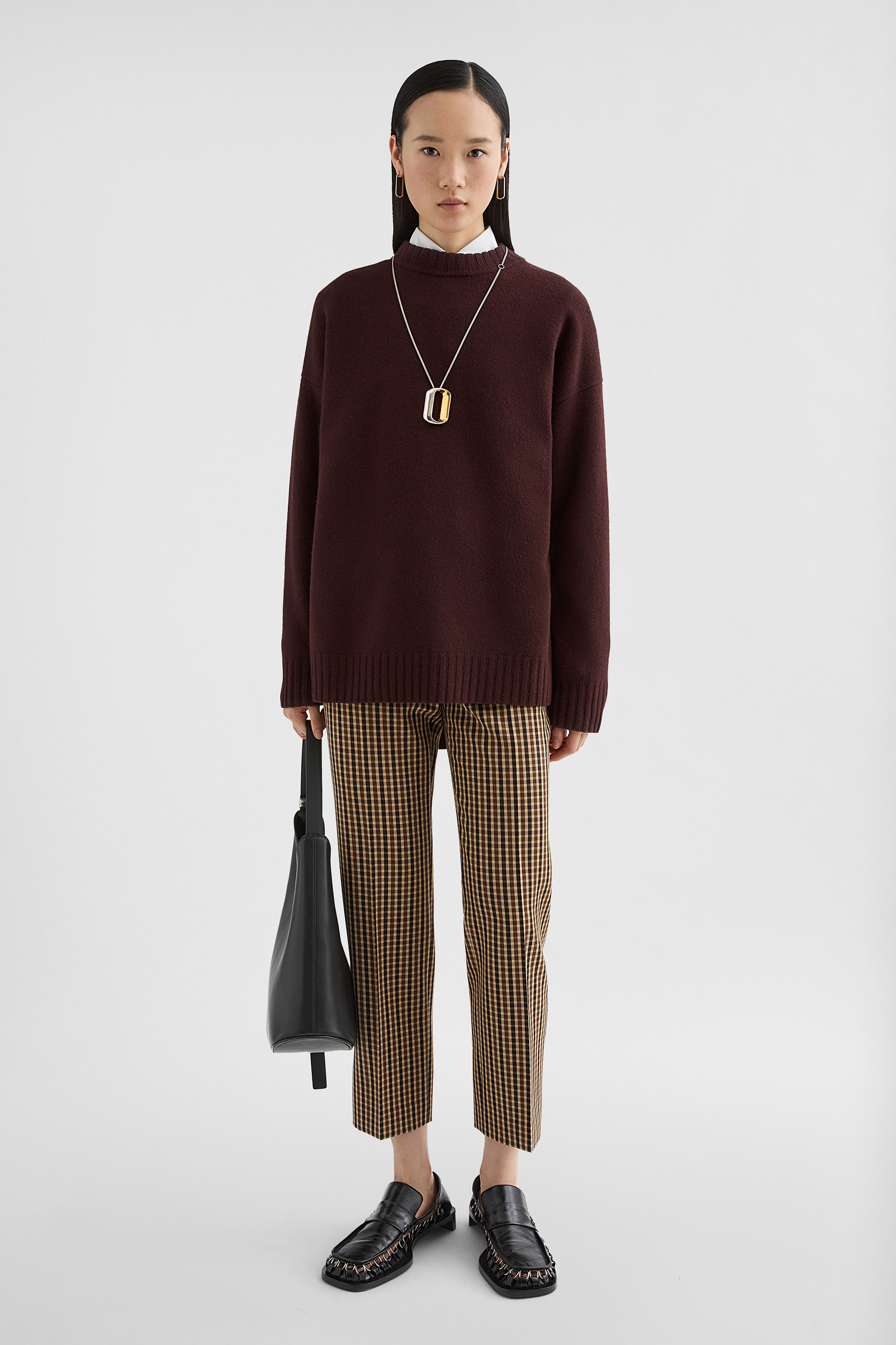 Wool Crew-Neck Sweater - Sweaters - Image 1