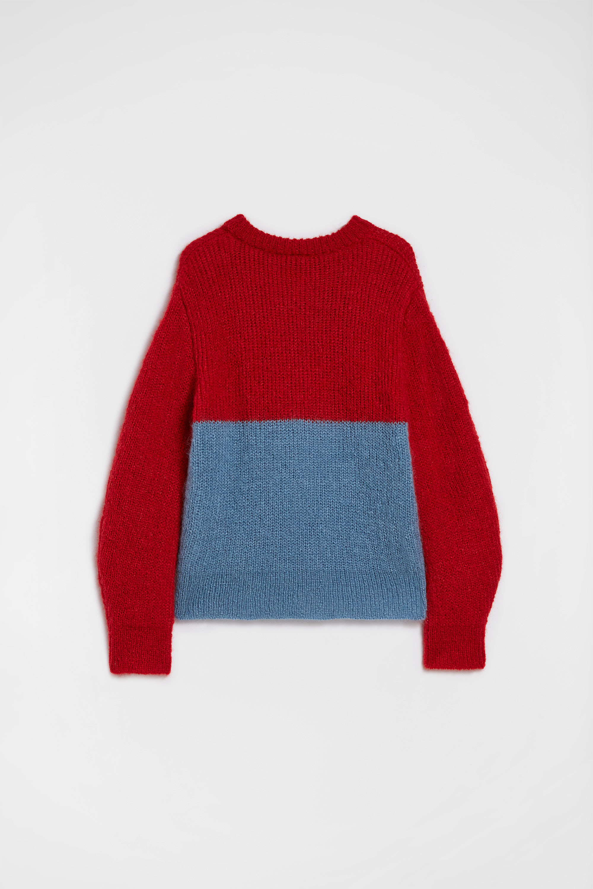 Pull à col rond en laine mélangée - Maille - Image 7
