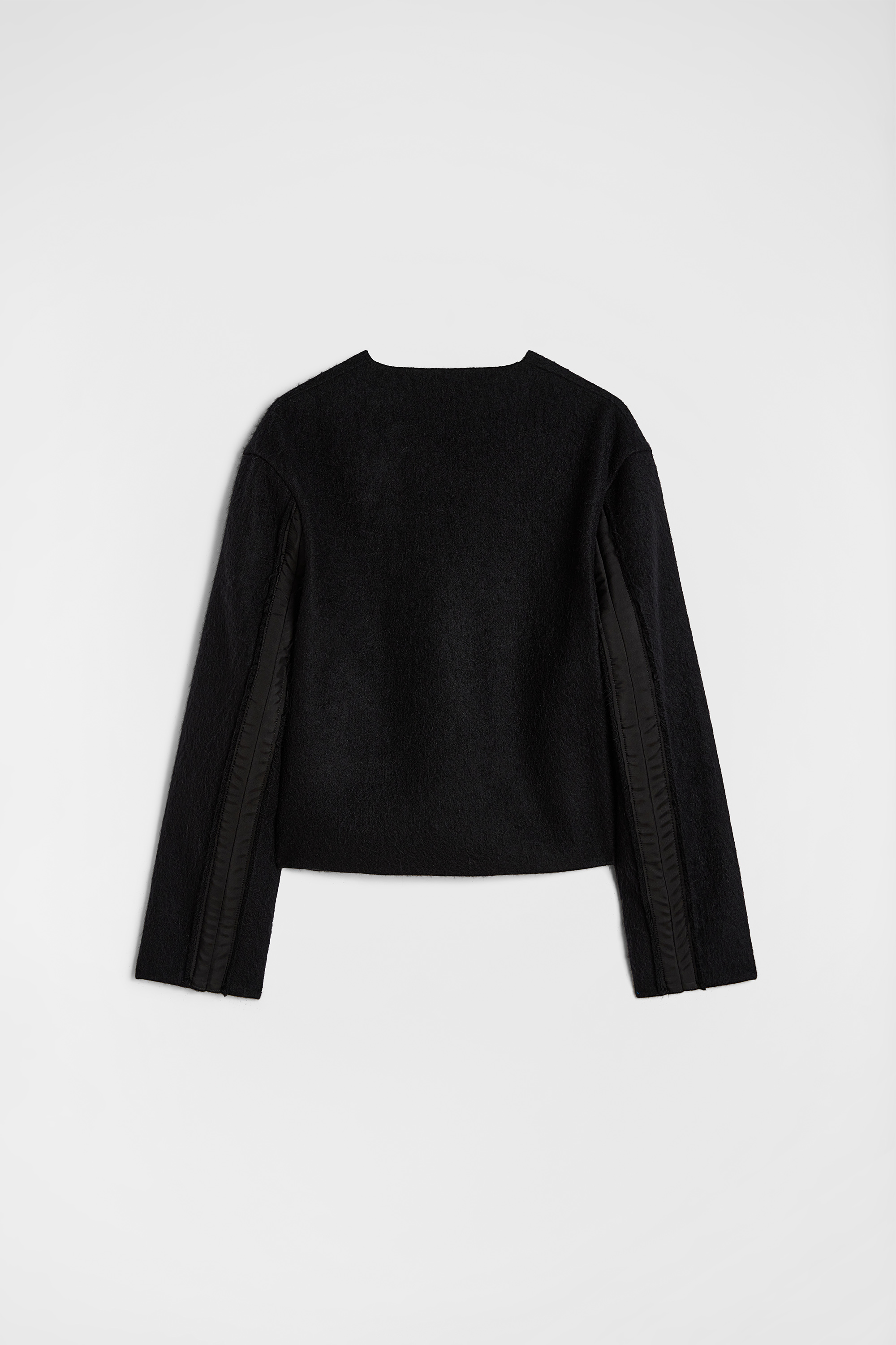 Jacke mit Reißverschluss aus Wolle - Westen - Image 7