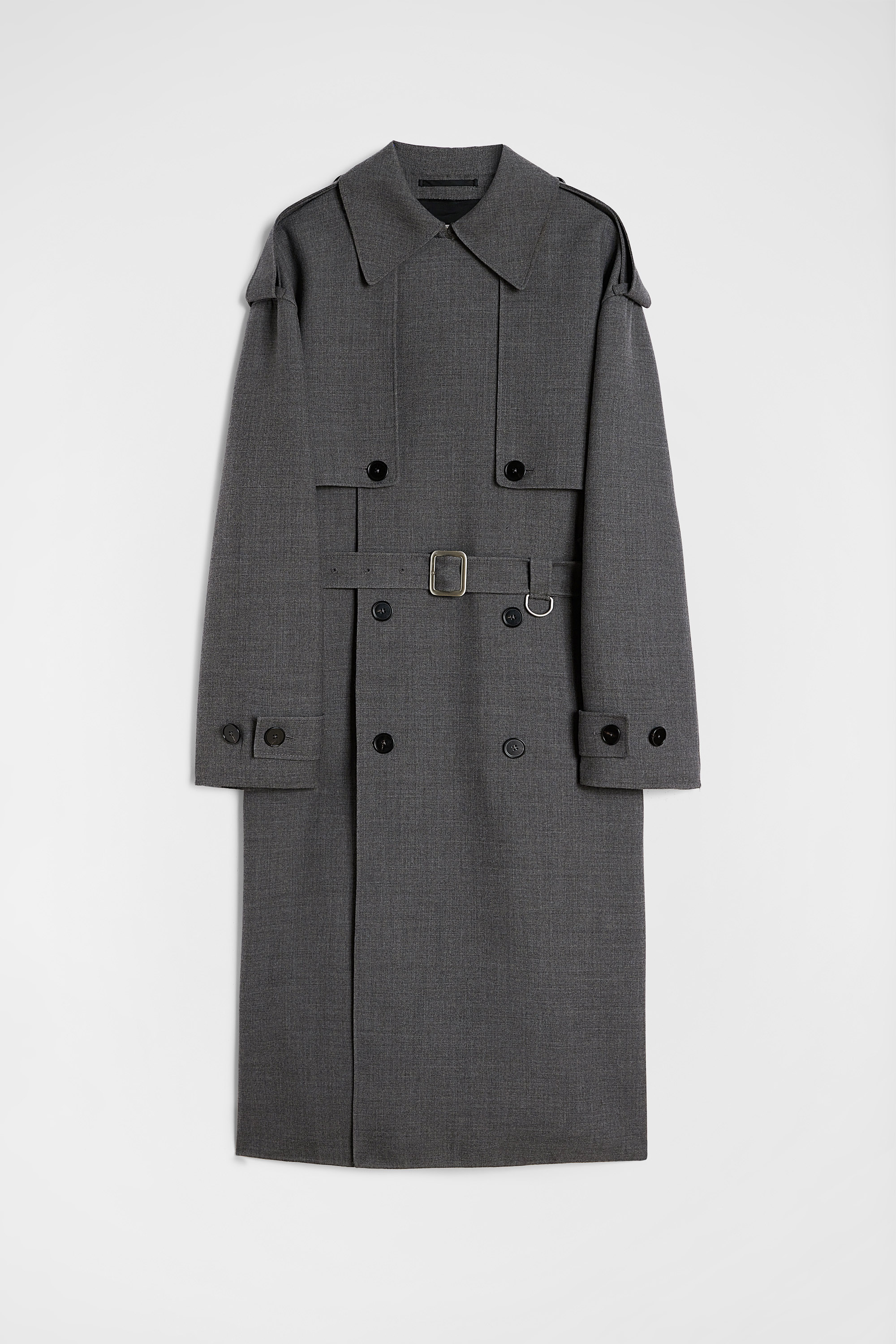 Trenchcoat aus Wollgabardine - Jacken - Image 5