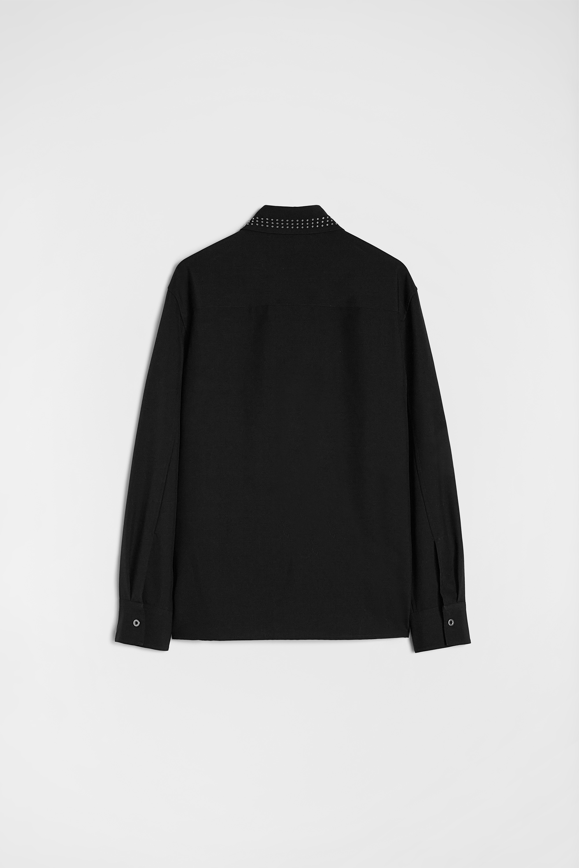 Wool Poplin Shirt - Shirts - Image 7