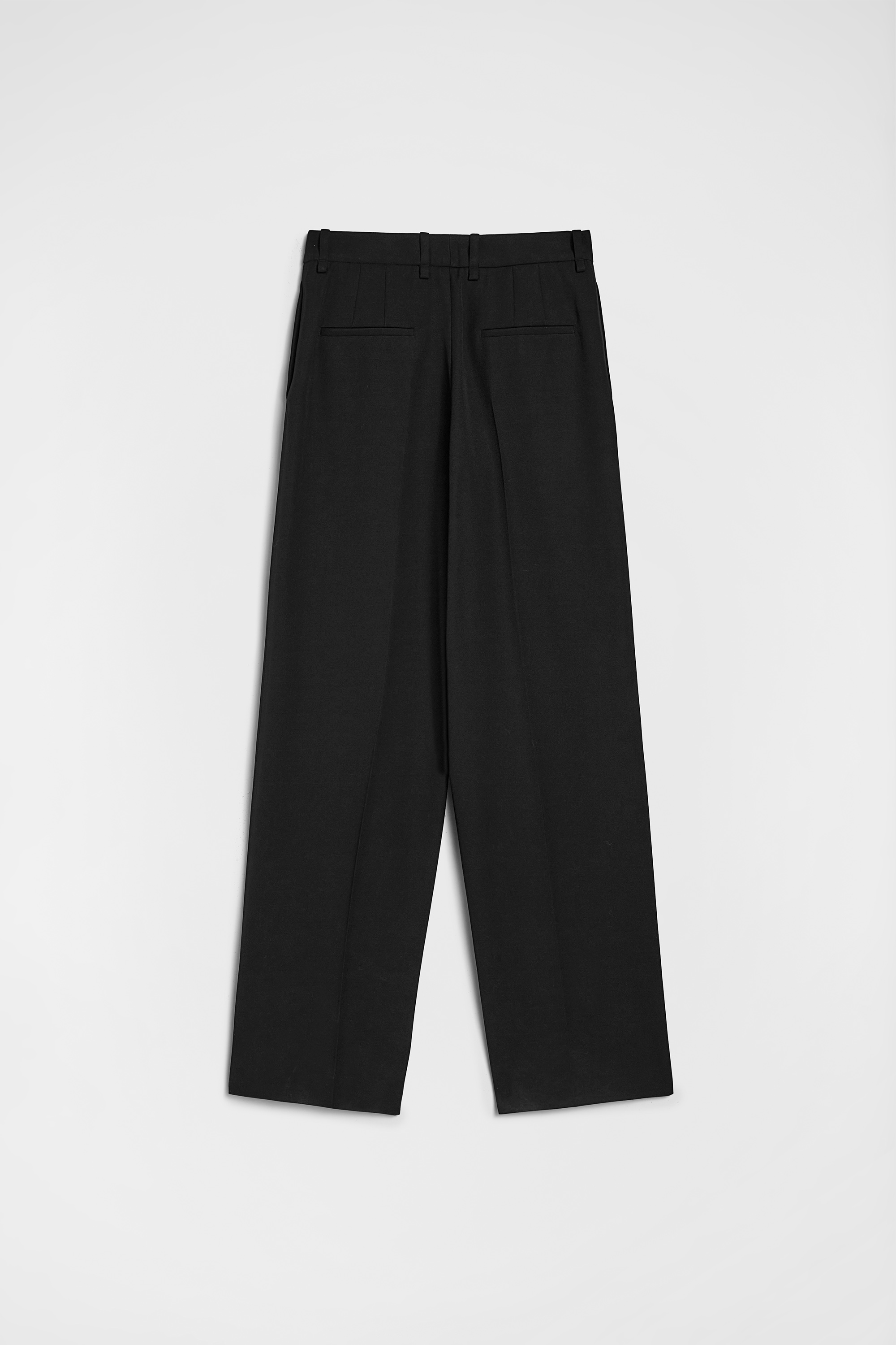 Wool Gabardine Tailored Trousers - Trousers - Image 8
