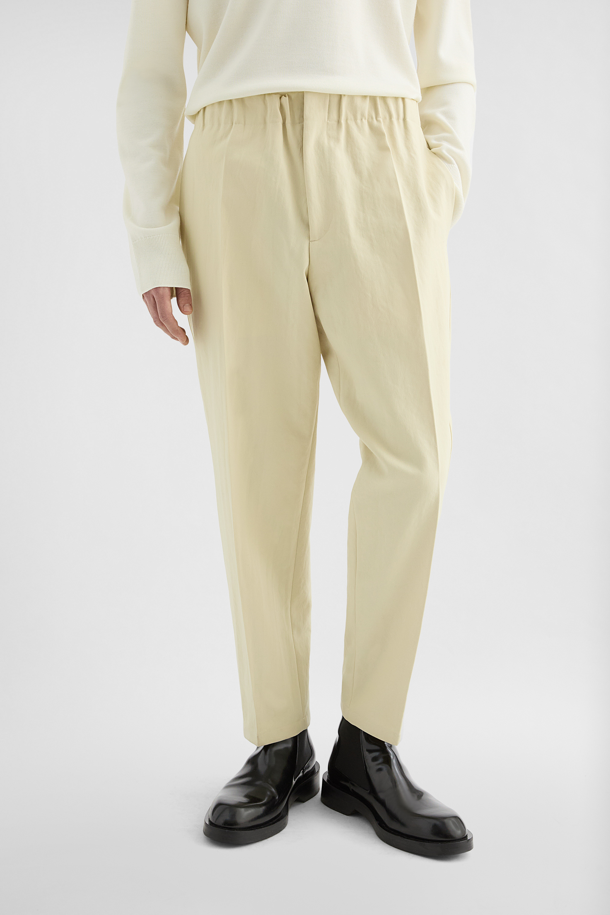 Technical  Serge Tapered Trousers - Trousers - Image 2