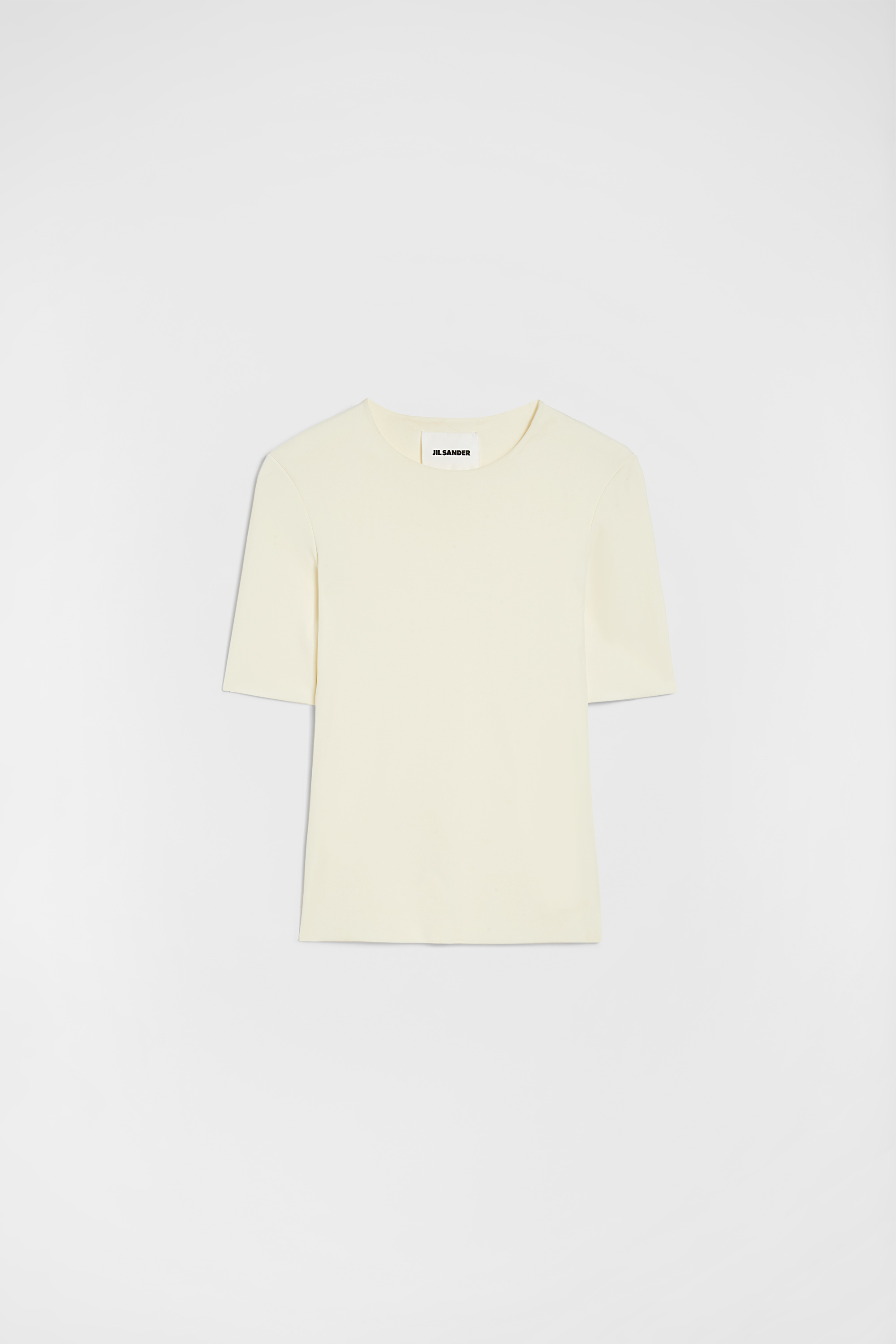 T-Shirt mit Rundhalsausschnitt aus fließender Viskose - Tops - Image 5