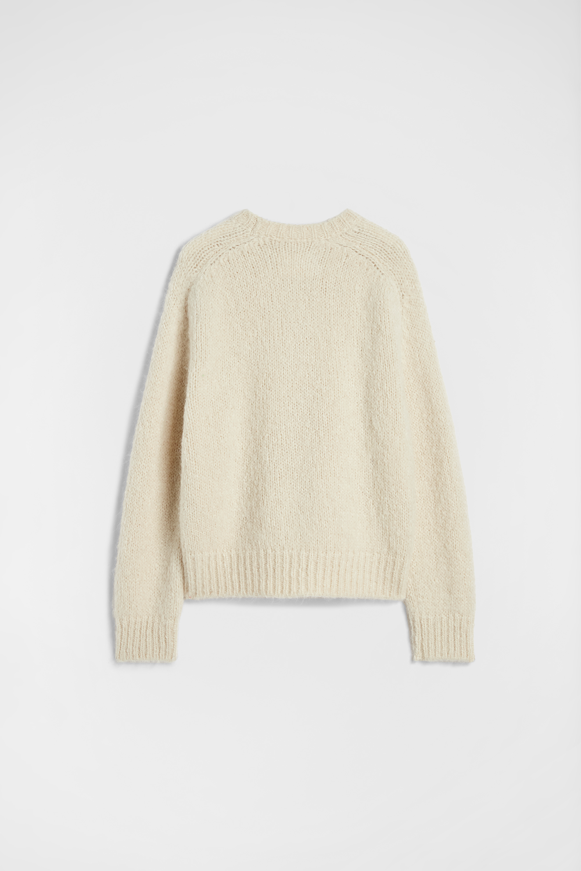 Wool Blend Crew-Neck Sweater - Sweaters - Image 7