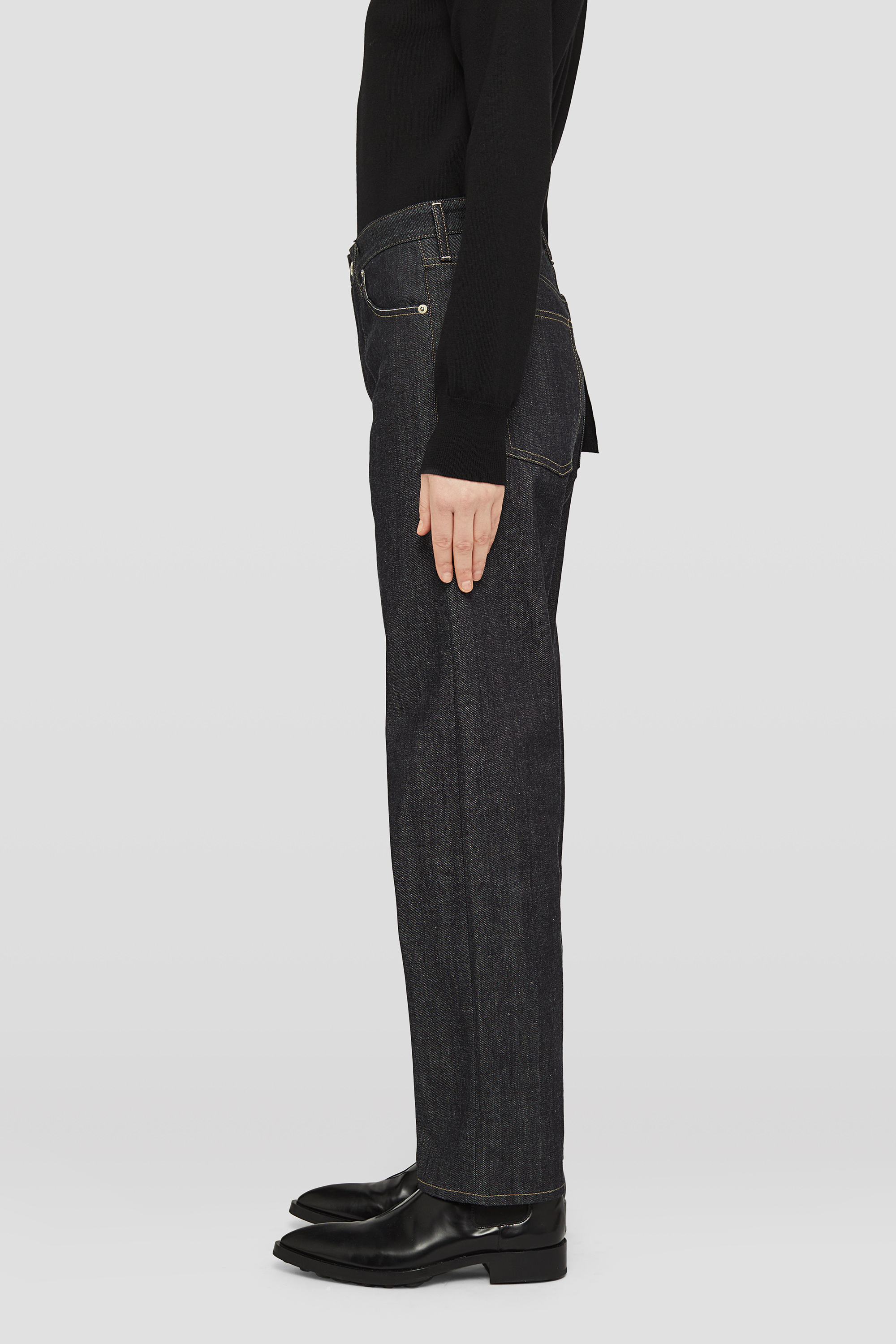 Regular Denim Trousers - Trousers - Image 2
