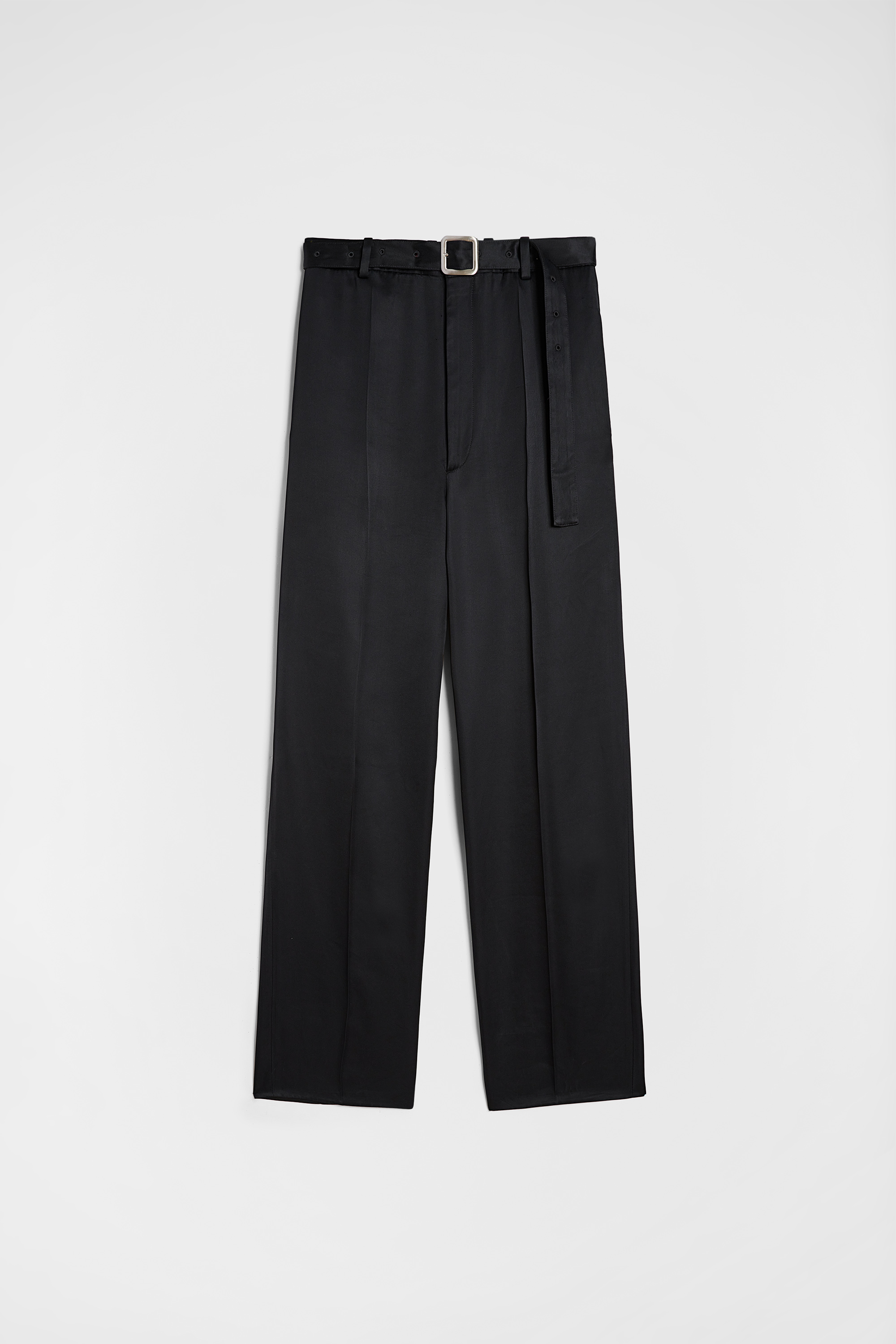 Fluid Viscose Trousers - Trousers - Image 6