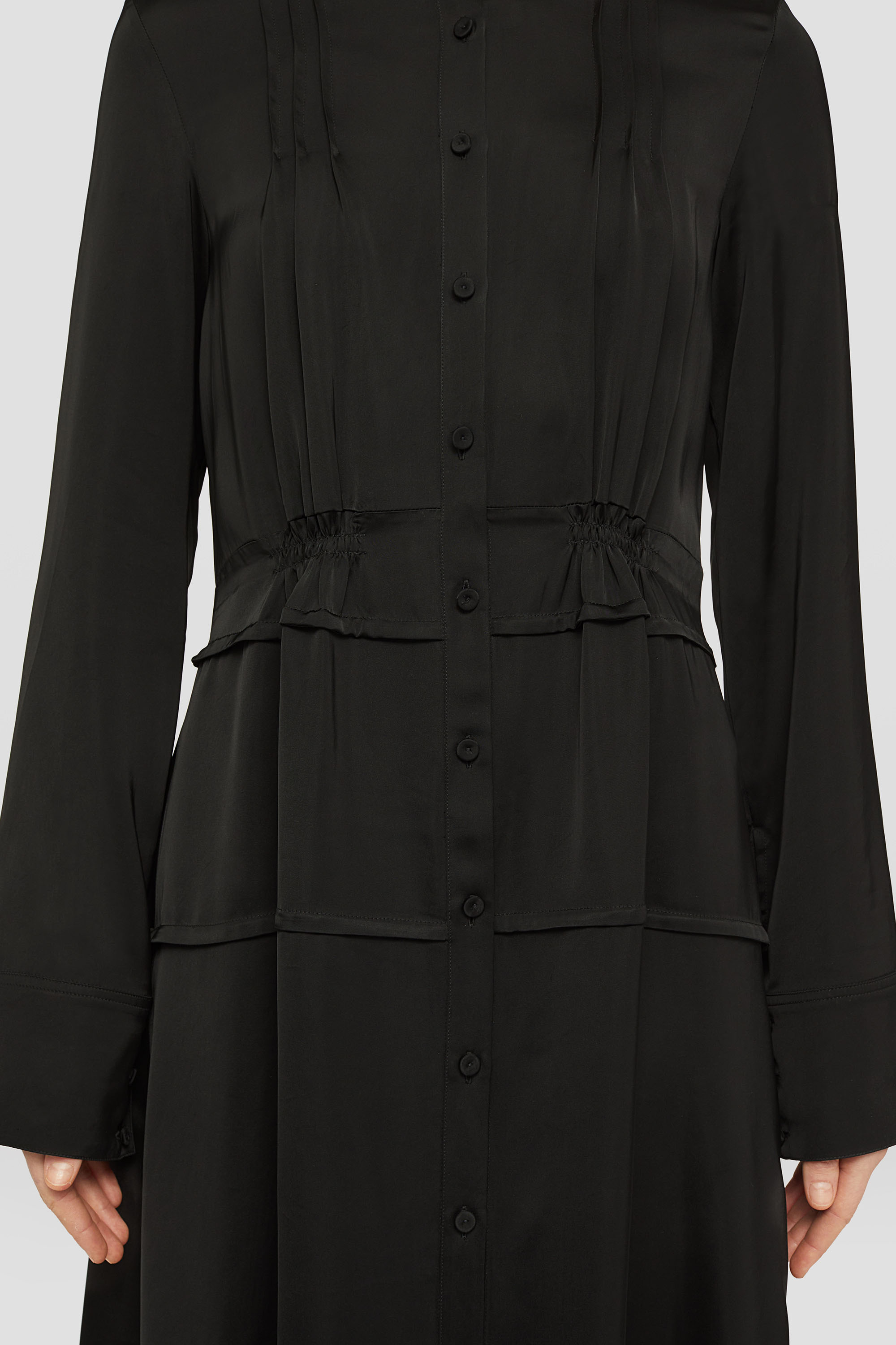 Fluid Viscose Shirt Dress - Dresses - Image 2