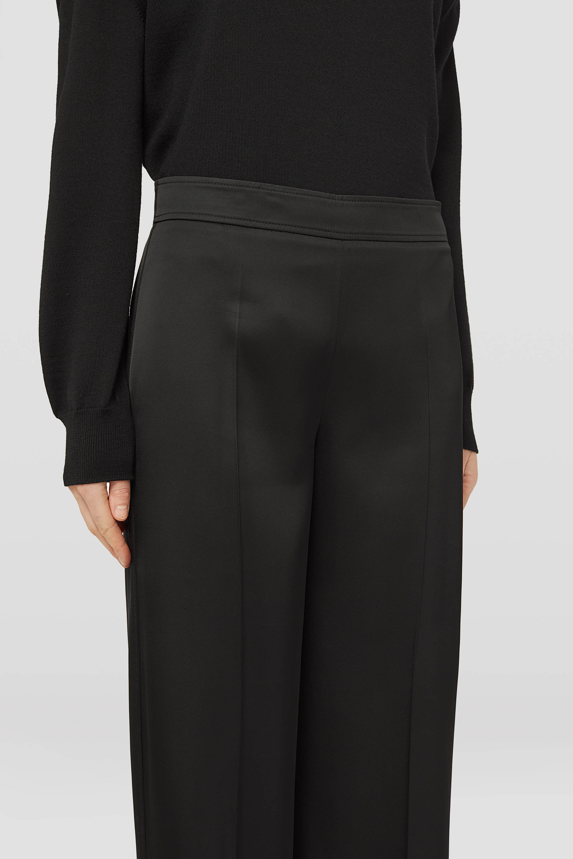 Silk Blend Trousers - Trousers - Image 3