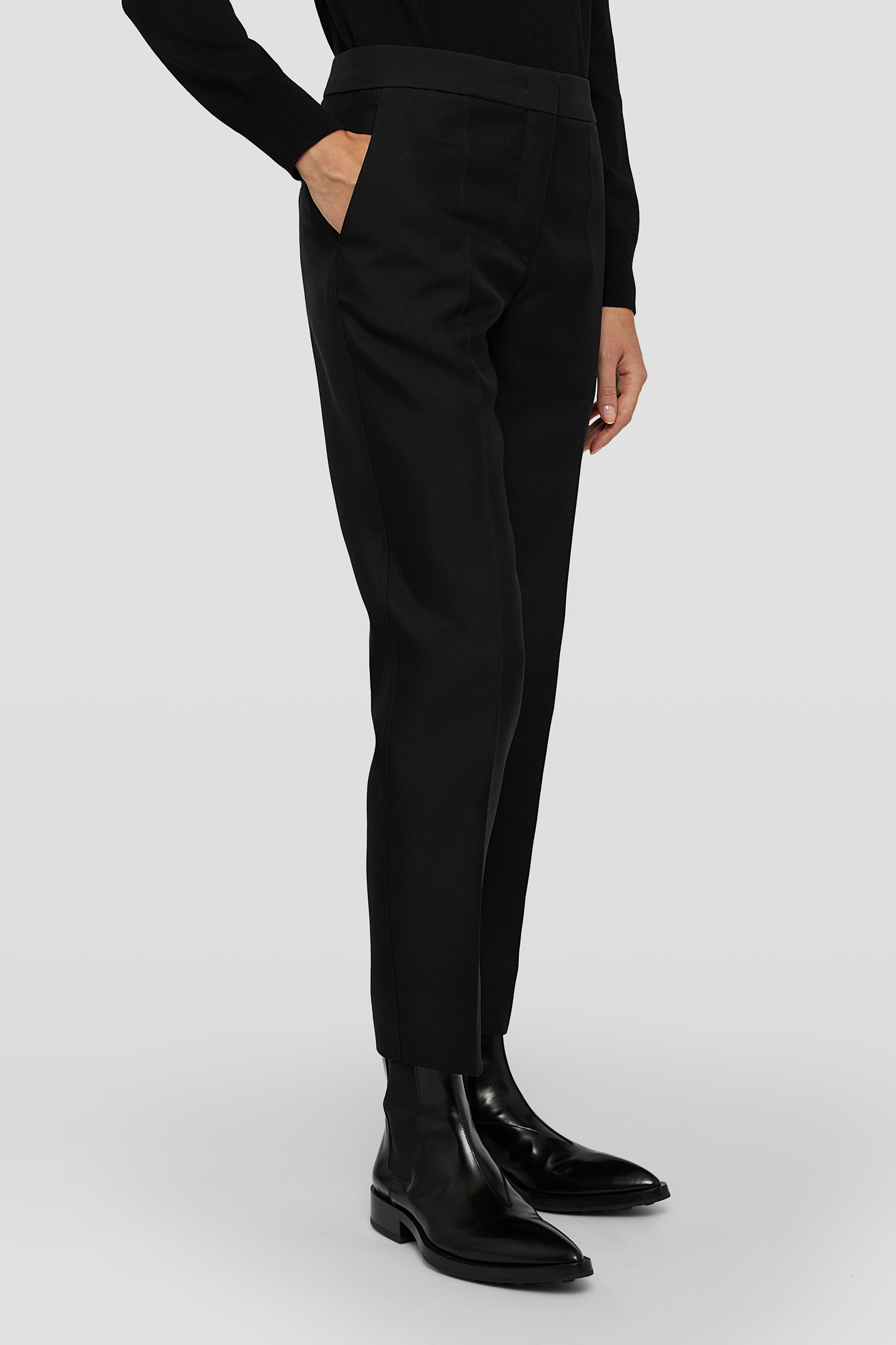 Technical  Gabardine Tailored Trousers - Trousers - Image 2