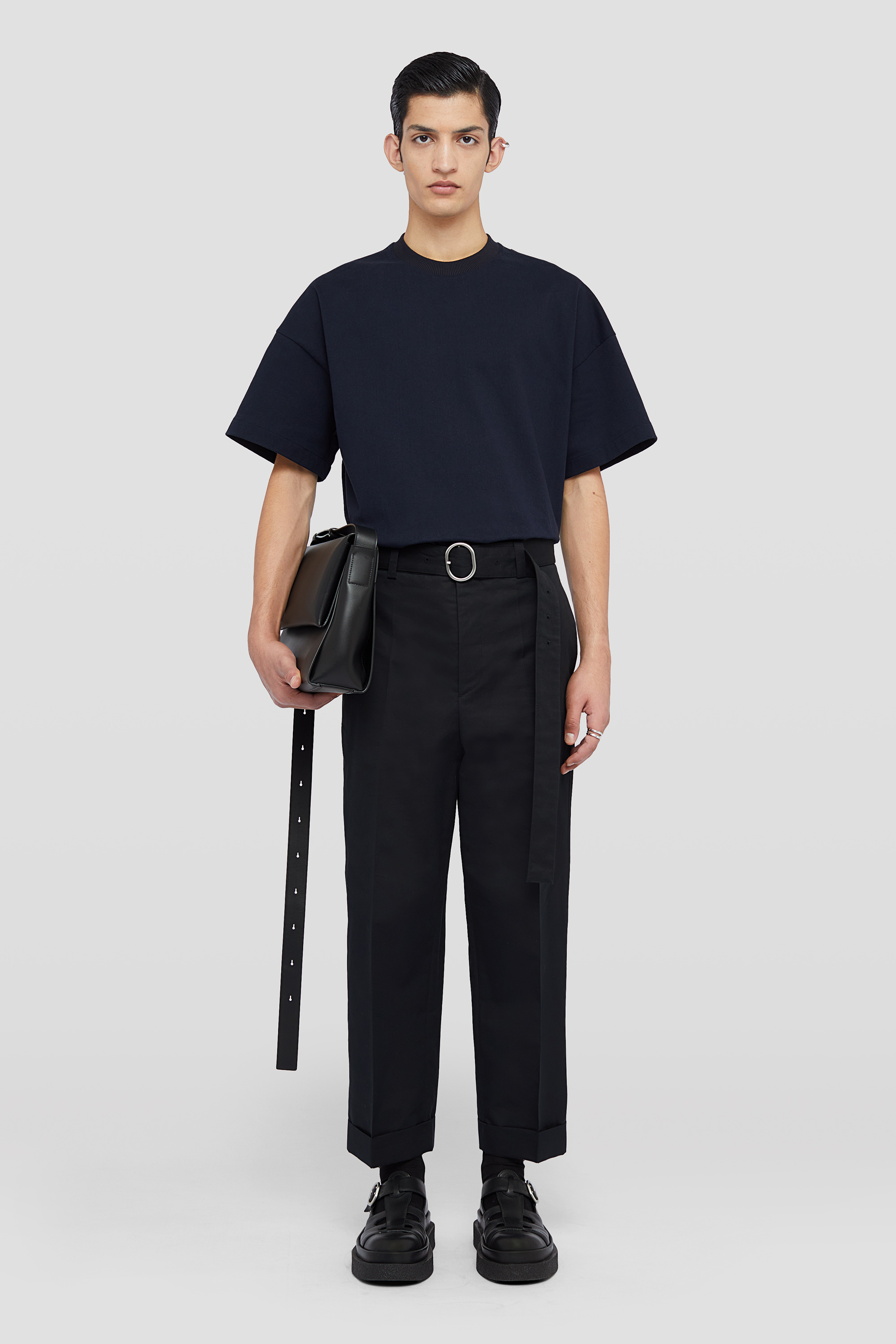 Cotton Crew-Neck T-Shirt - T-shirts - Image 1