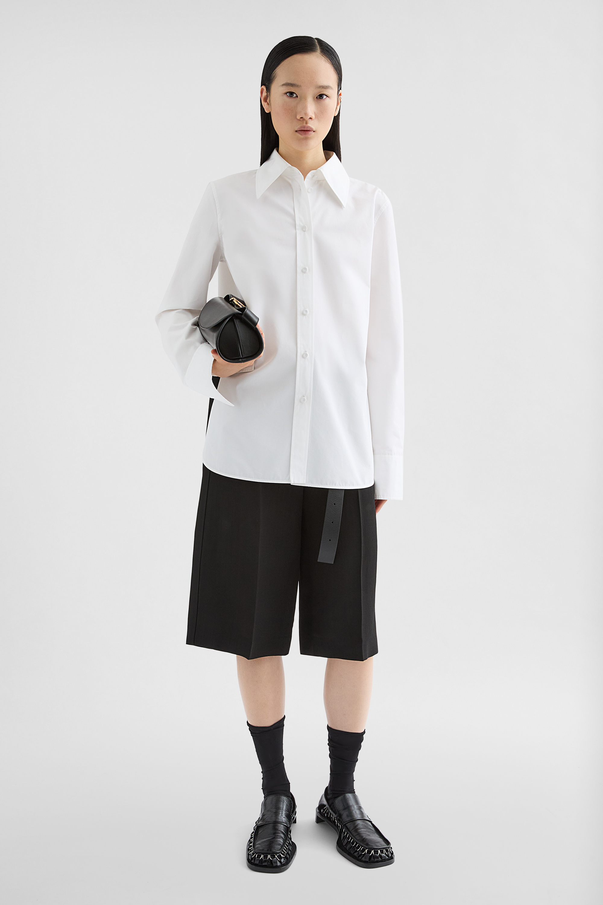 Cotton Poplin Shirt - Shirts - Image 1