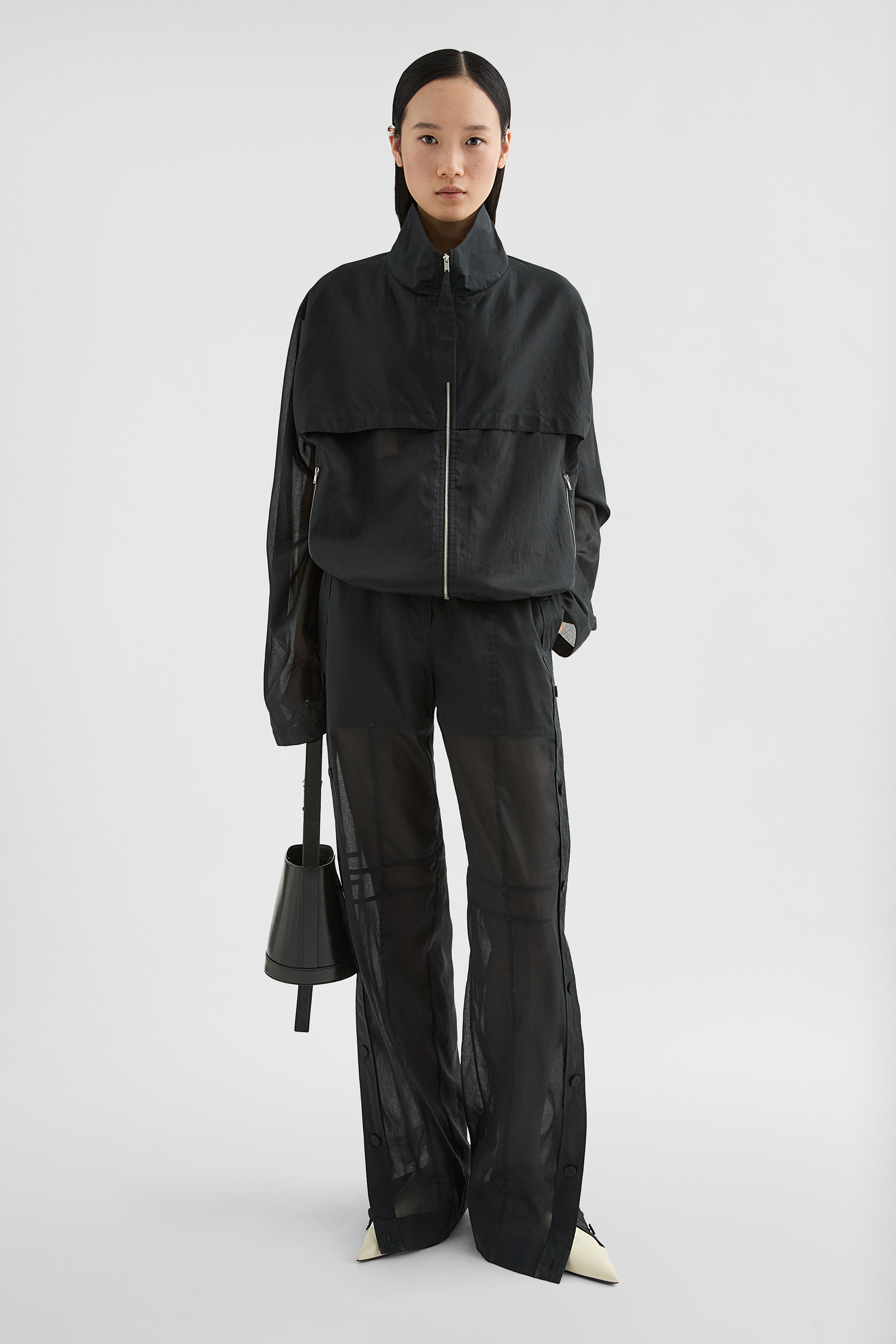 Cotton Muslin Trousers - Trousers - Image 1