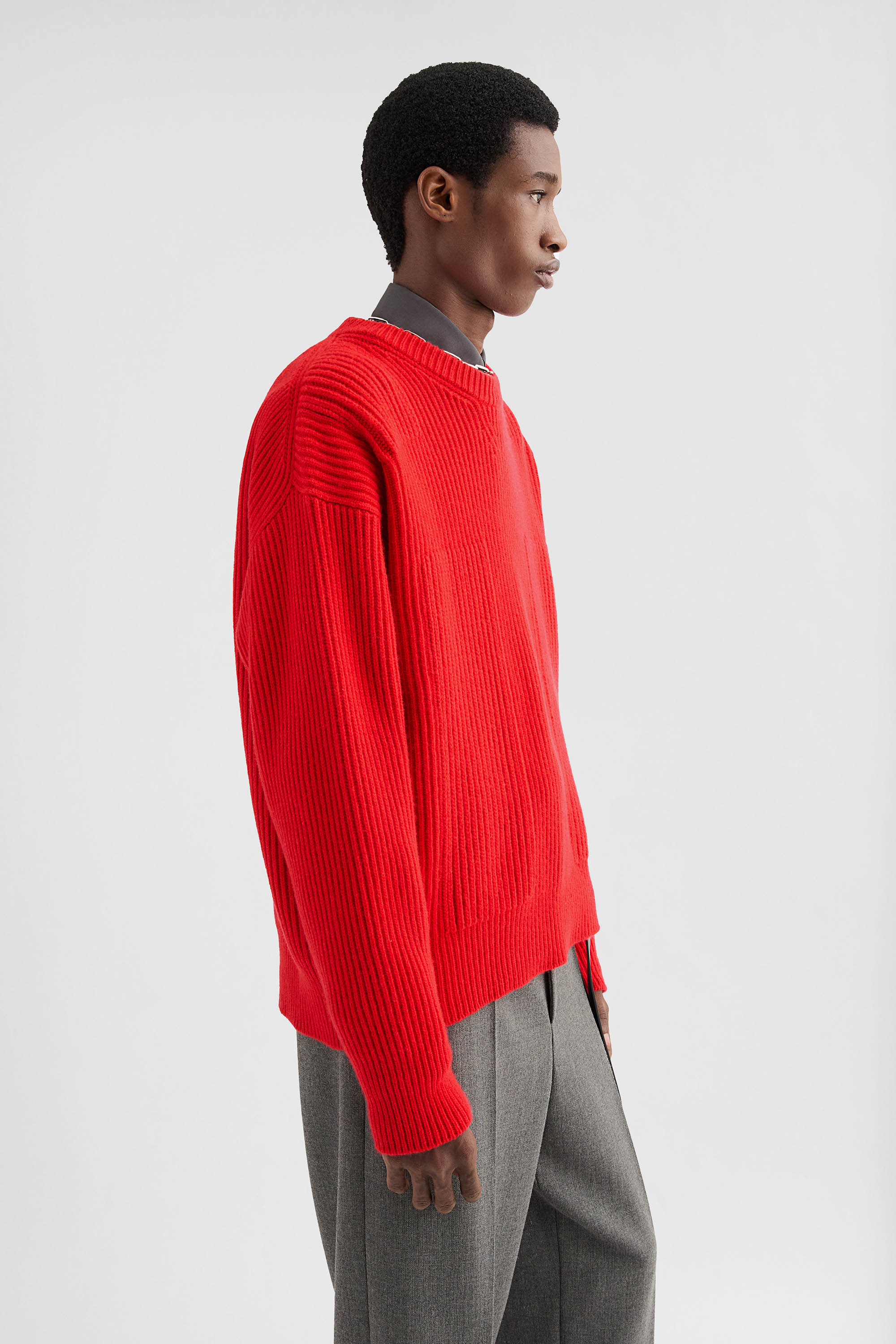 Wool Crew-Neck Sweater - Sweaters - Image 2