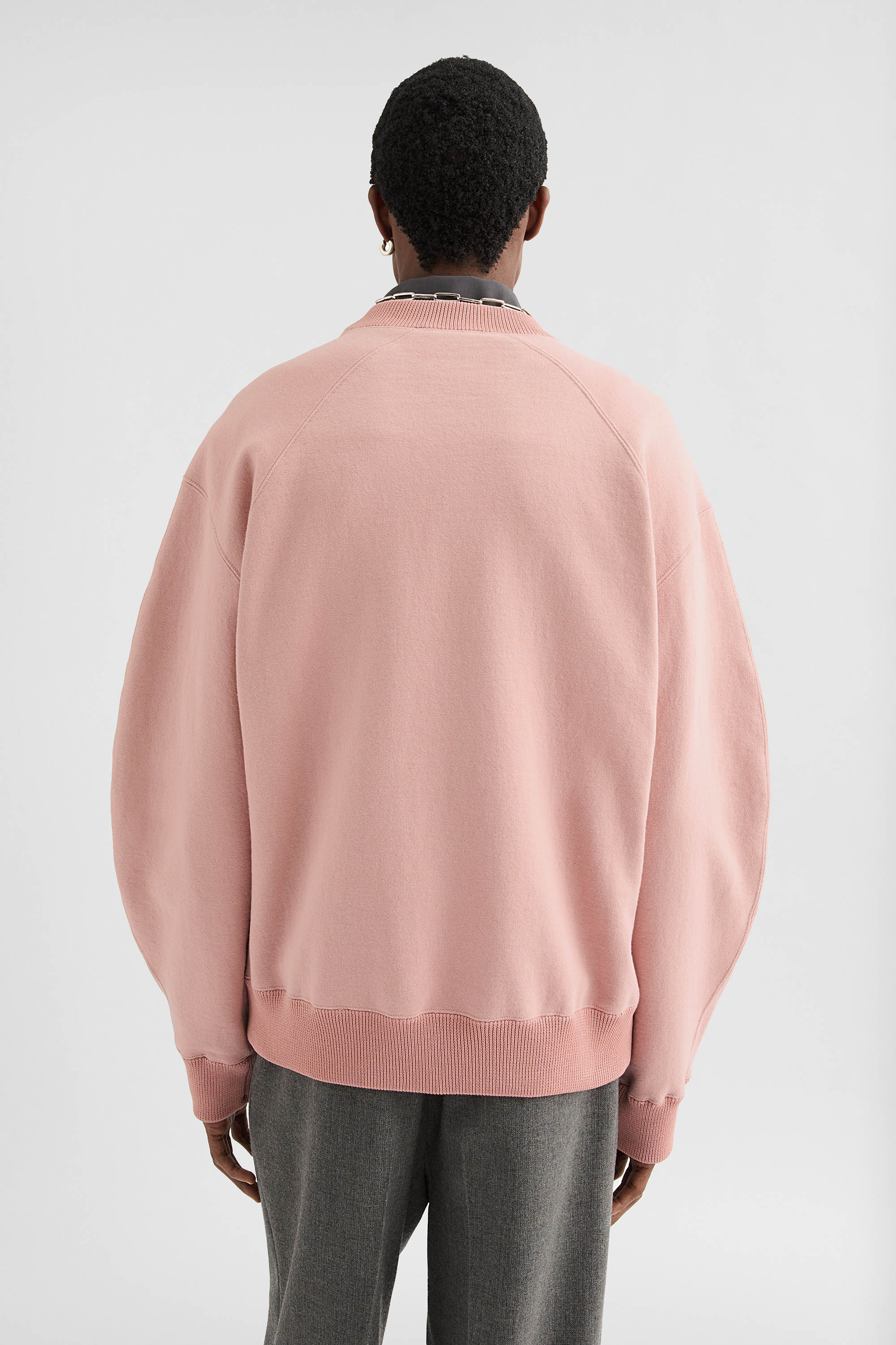Cotton Terry Crew-Neck Sweatshirt - Sweatshirts - Image 4