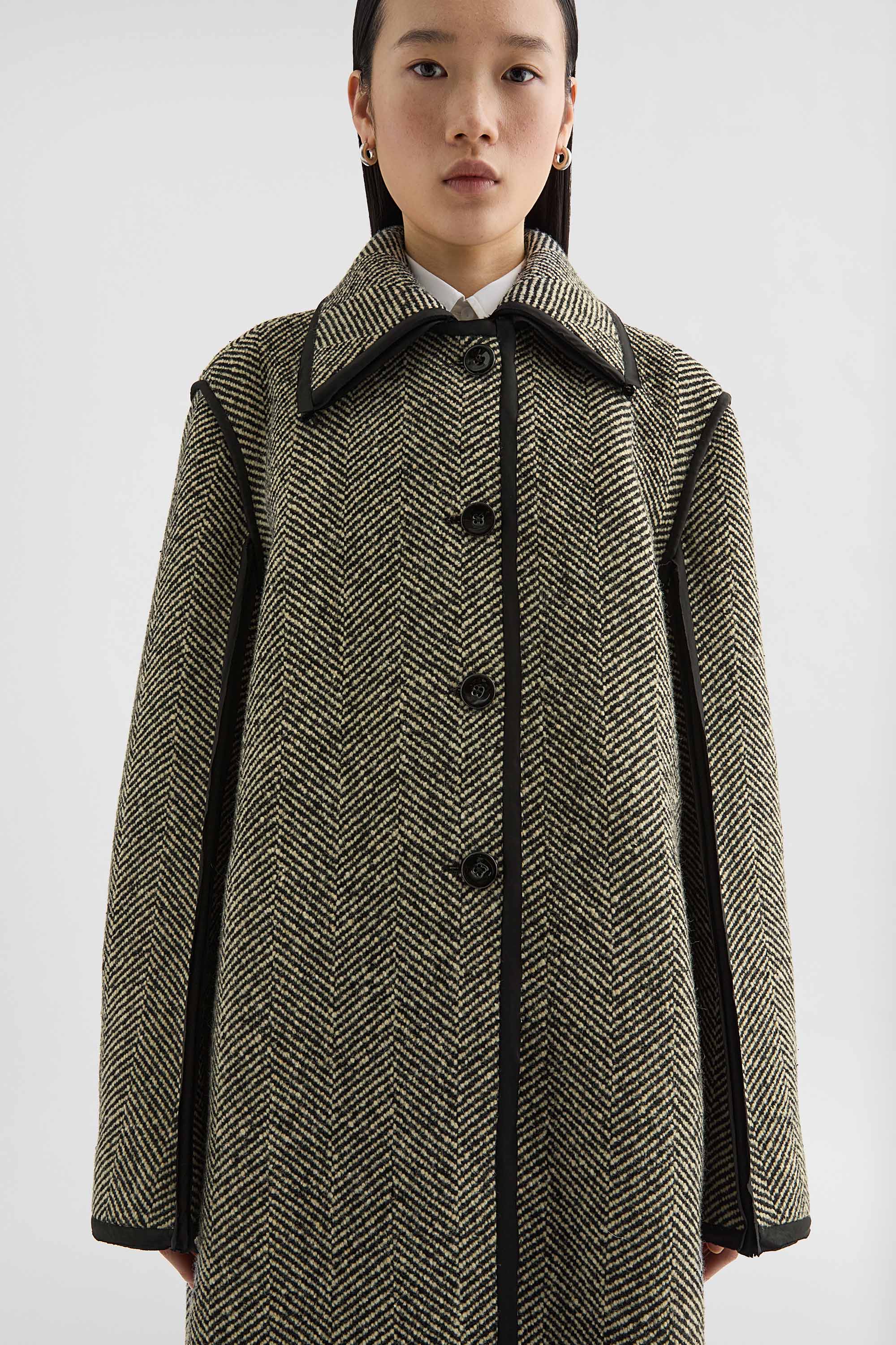 Wool Tweed Coat - Coats - Image 3