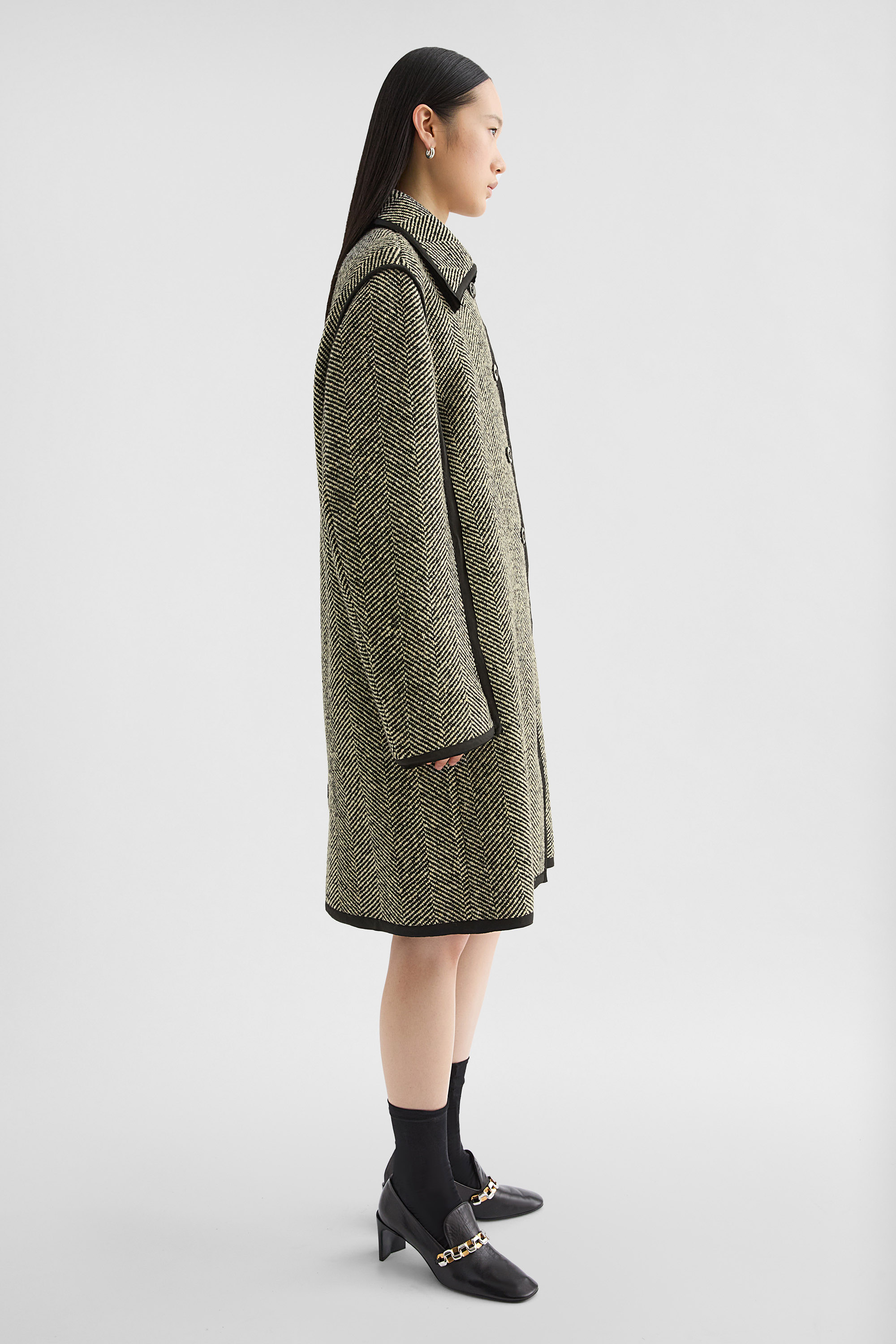 Wool Tweed Coat - Coats - Image 2
