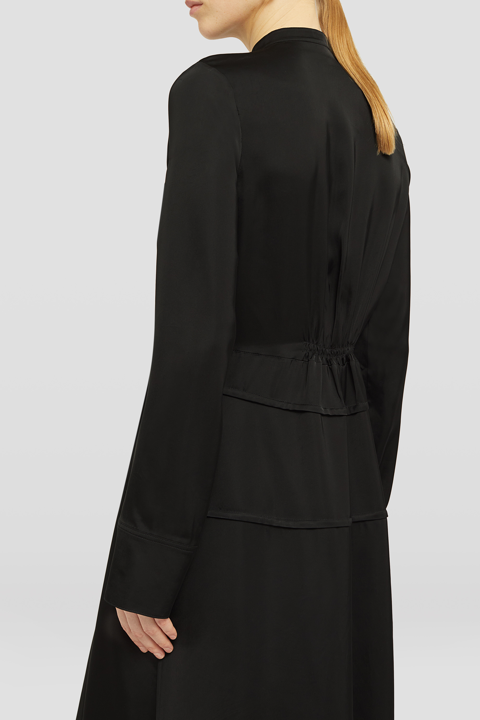 Fluid Viscose Shirt Dress - Dresses - Image 3