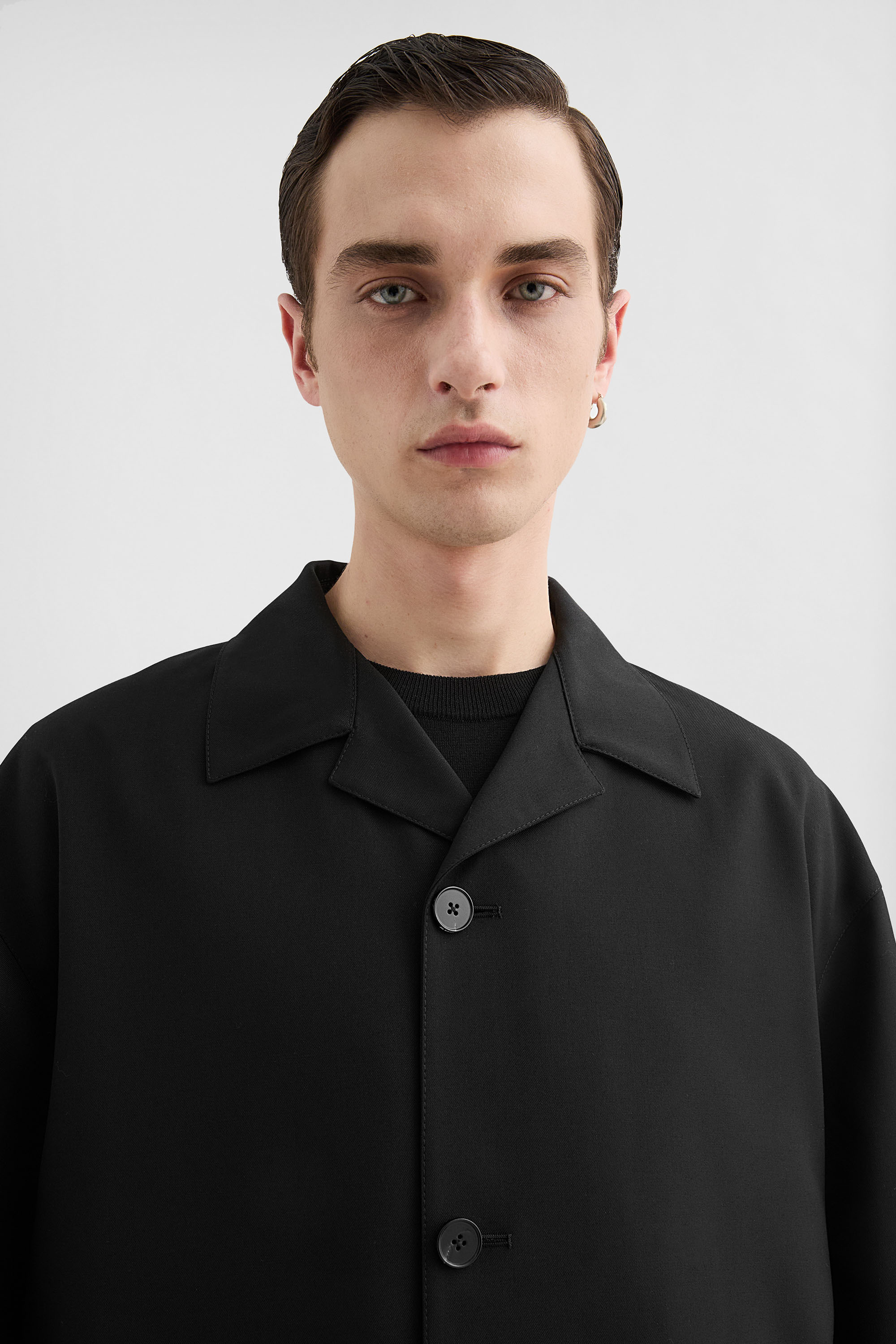 Lightweight Wool Gabardine Coat - Coats - Image 3