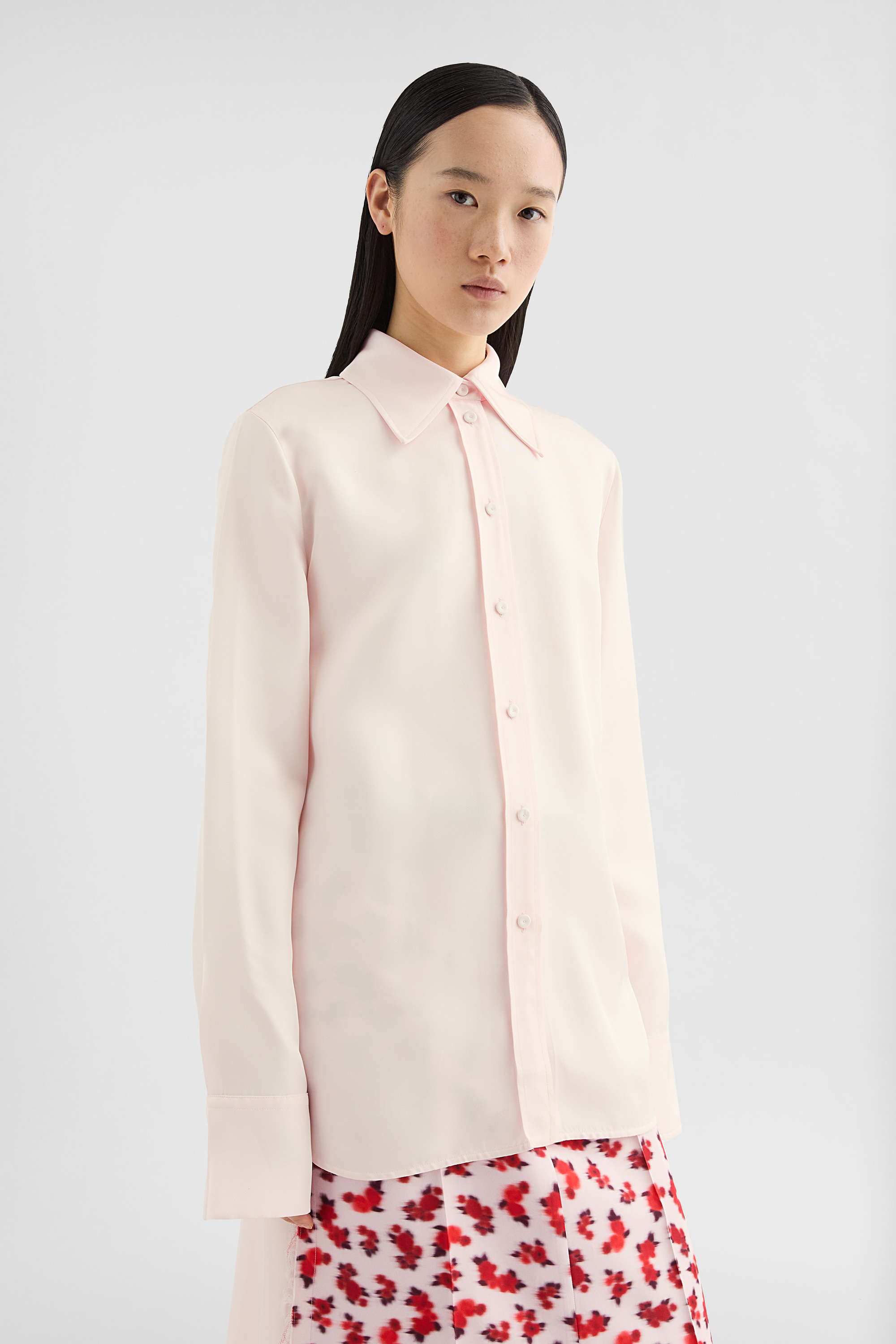 Fluid Viscose Shirt - Shirts - Image 2
