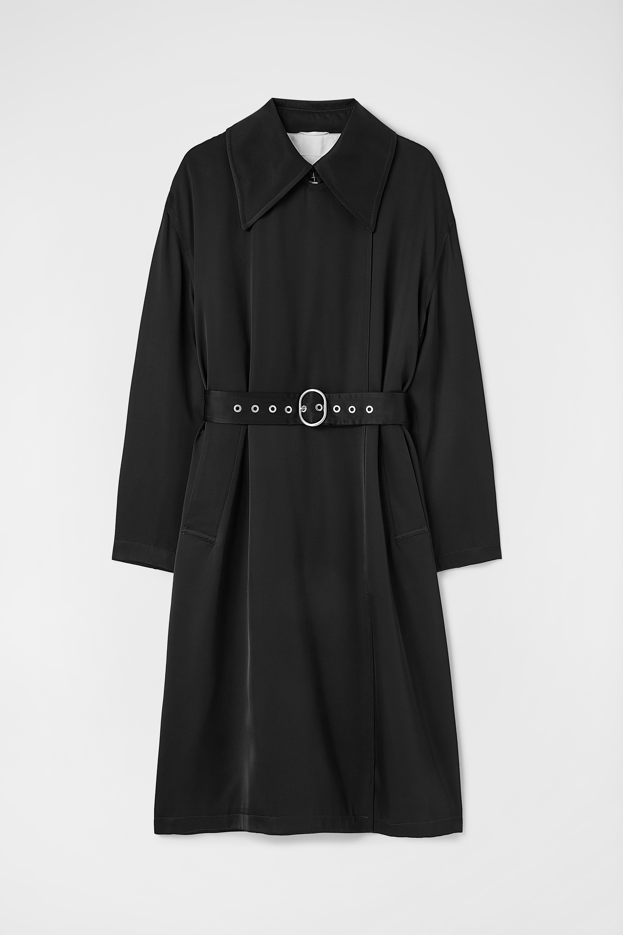 Silk Blend Trench Coat - Jackets - Image 5