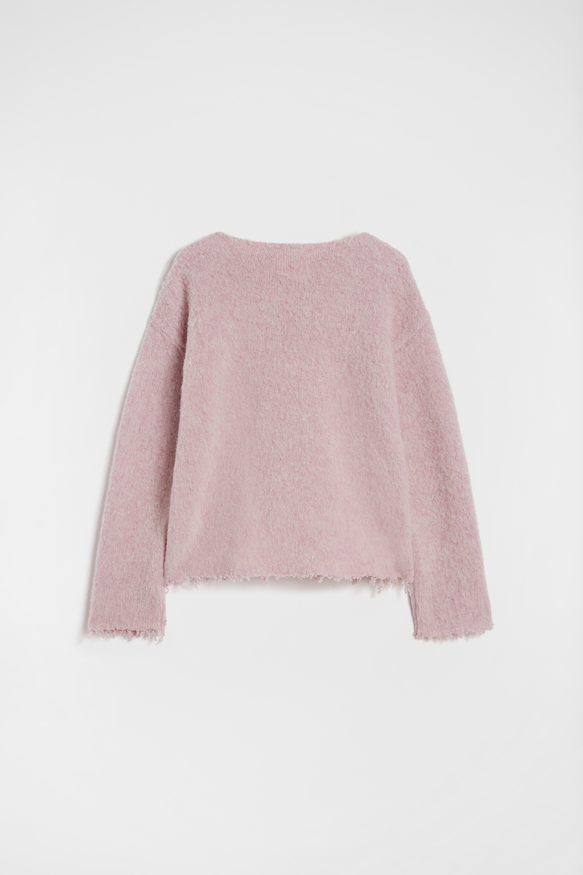Wool Blend Boat-Neck Sweater - Sweaters - Image 8