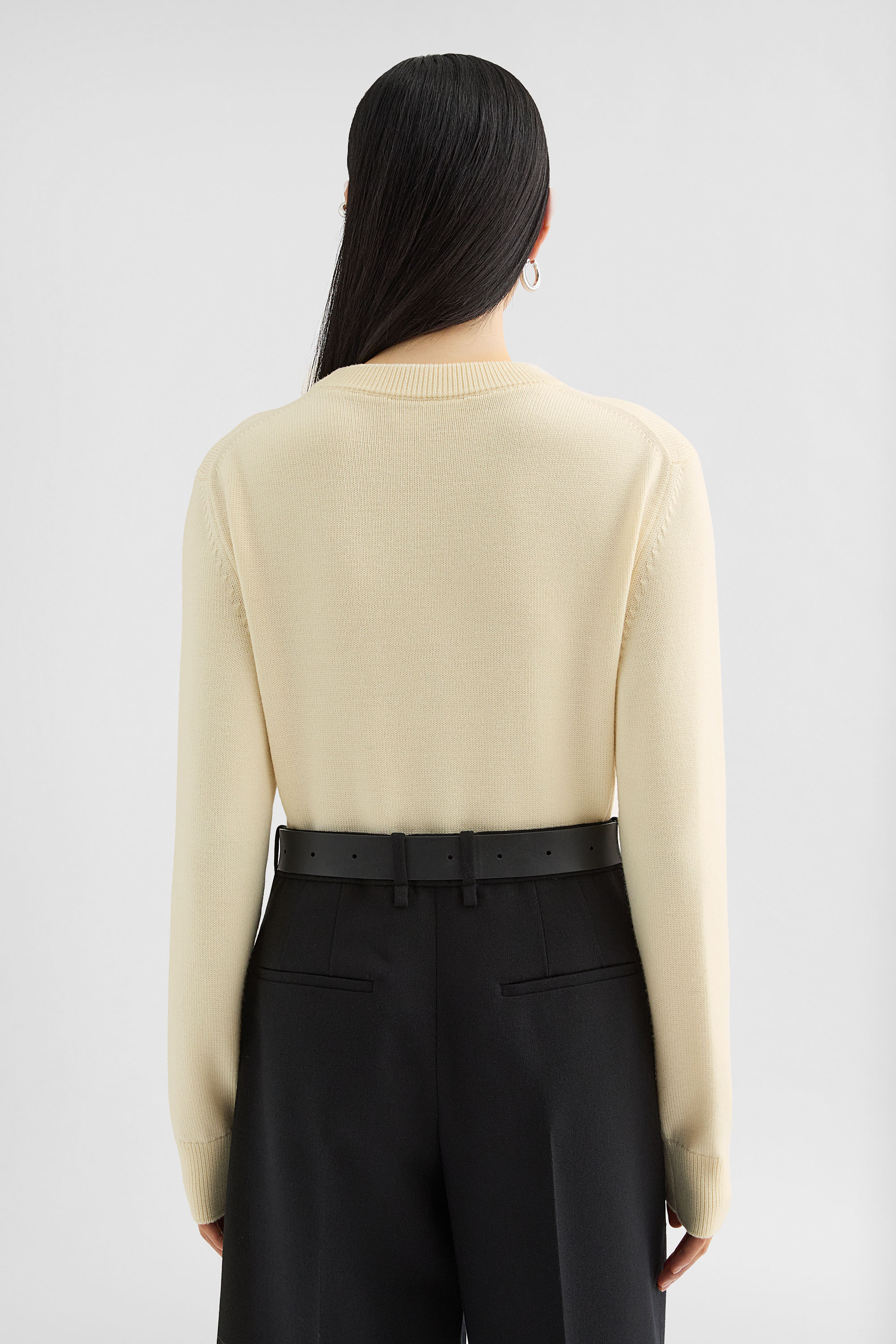 Wool Embroidered Sweater - Sweaters - Image 3