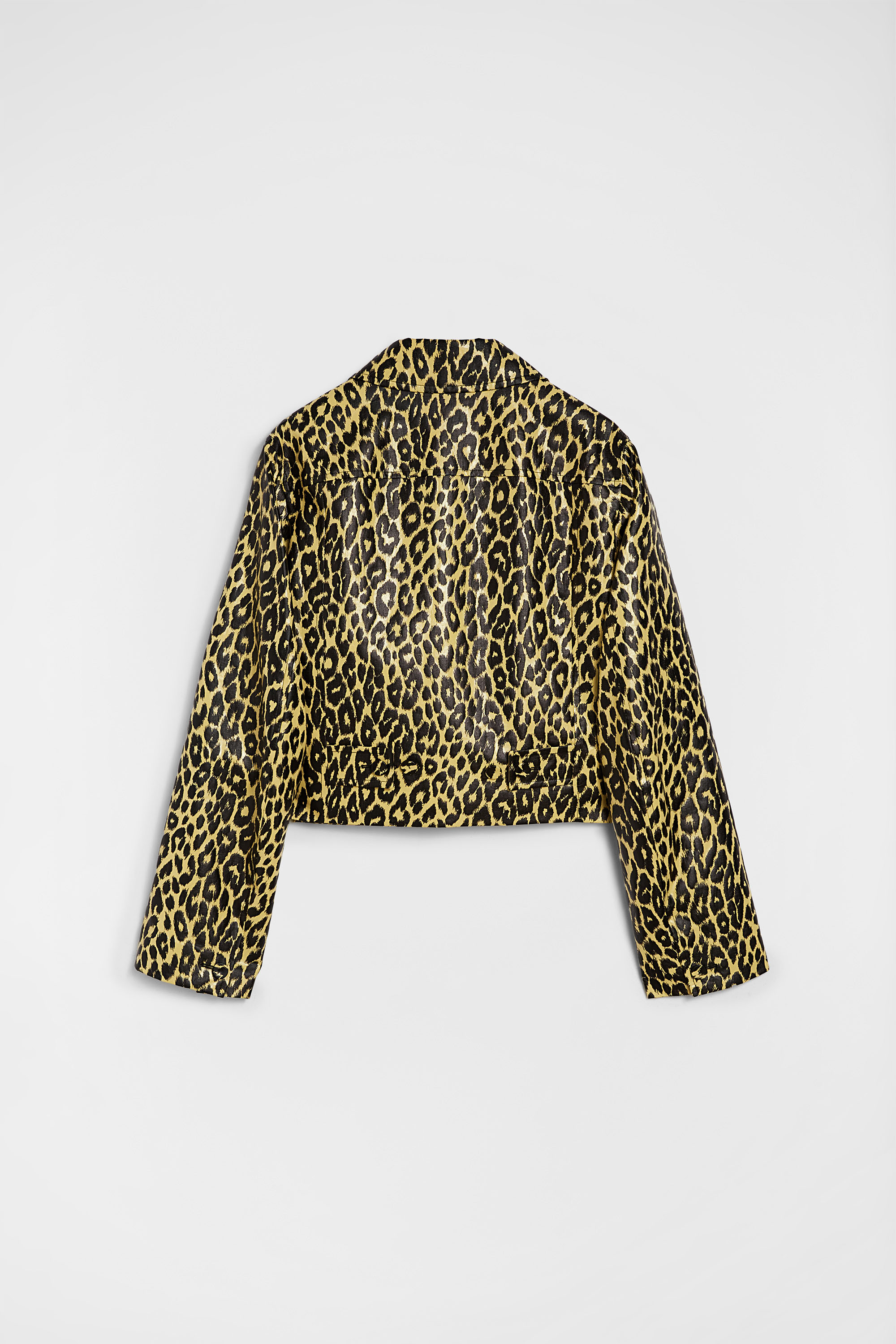 Patent Linen Printed Jacket - Jackets - Image 8