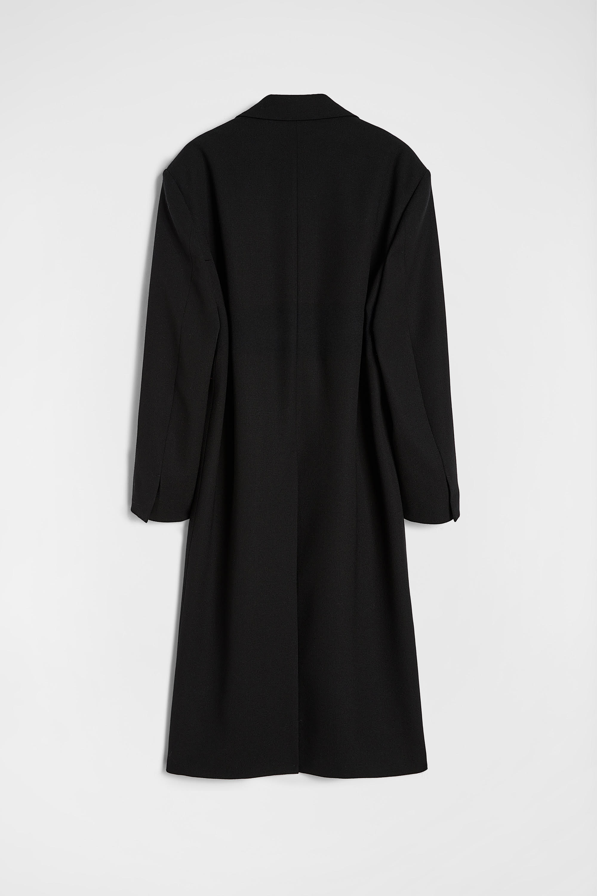 Wool Canvas Tailored Coat - Coats - Image 7