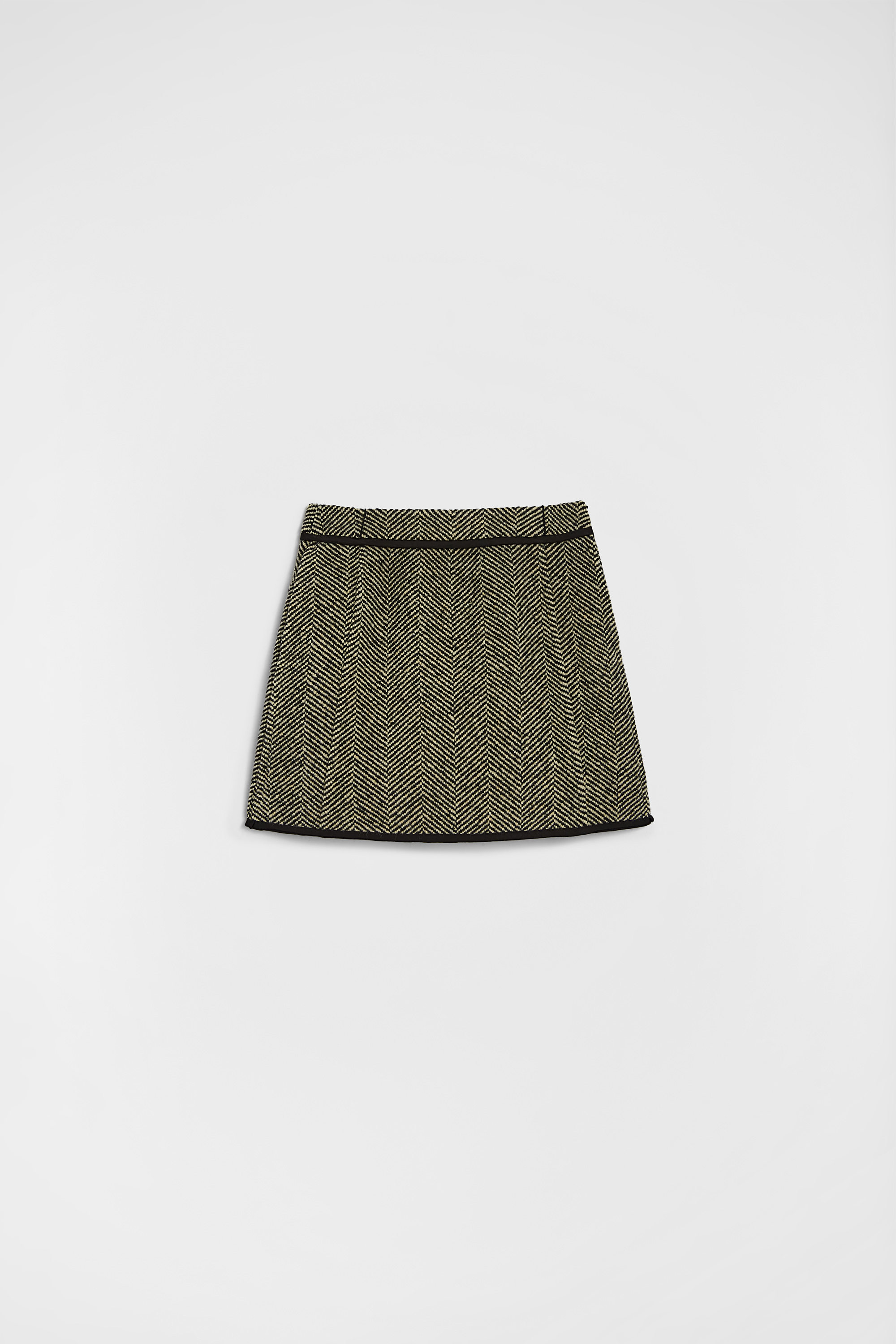 Wool Tweed Mini Skirt - Skirts - Image 6