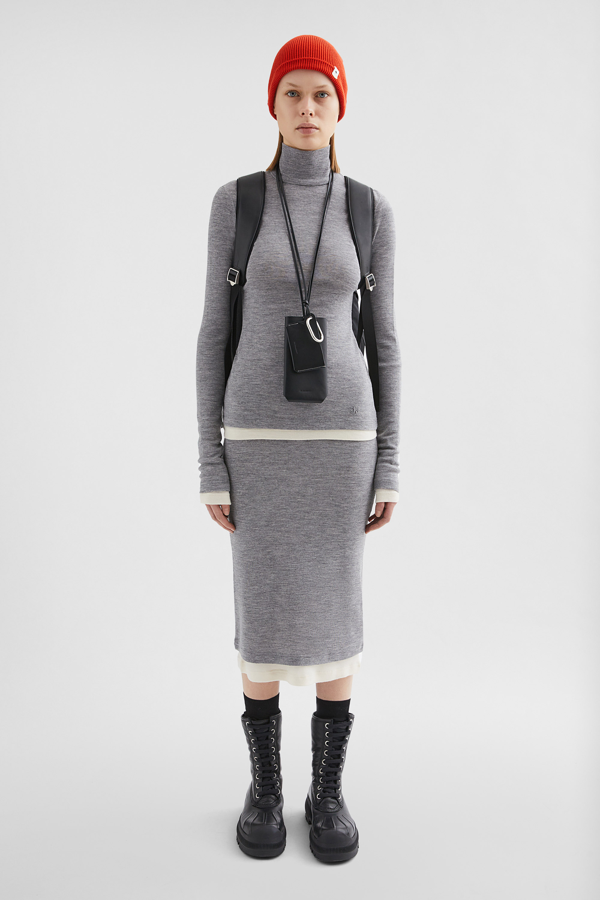 Lightweight Wool Layered Skirt - Skirts - Image 1