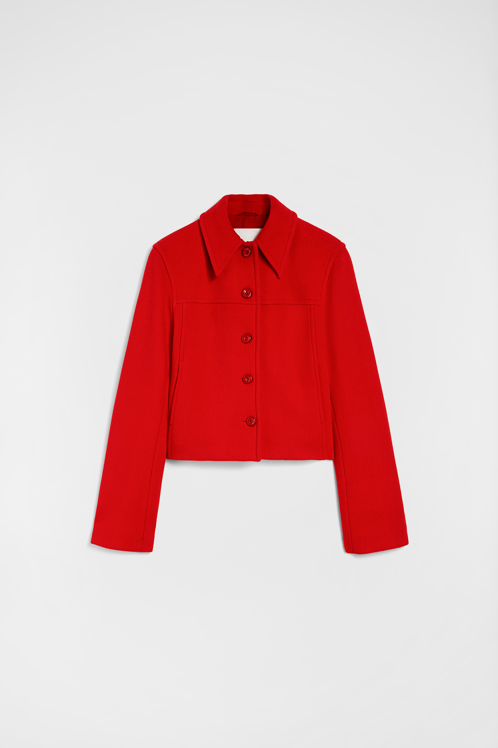 Veste en laine à chevrons - Vestes - Image 6