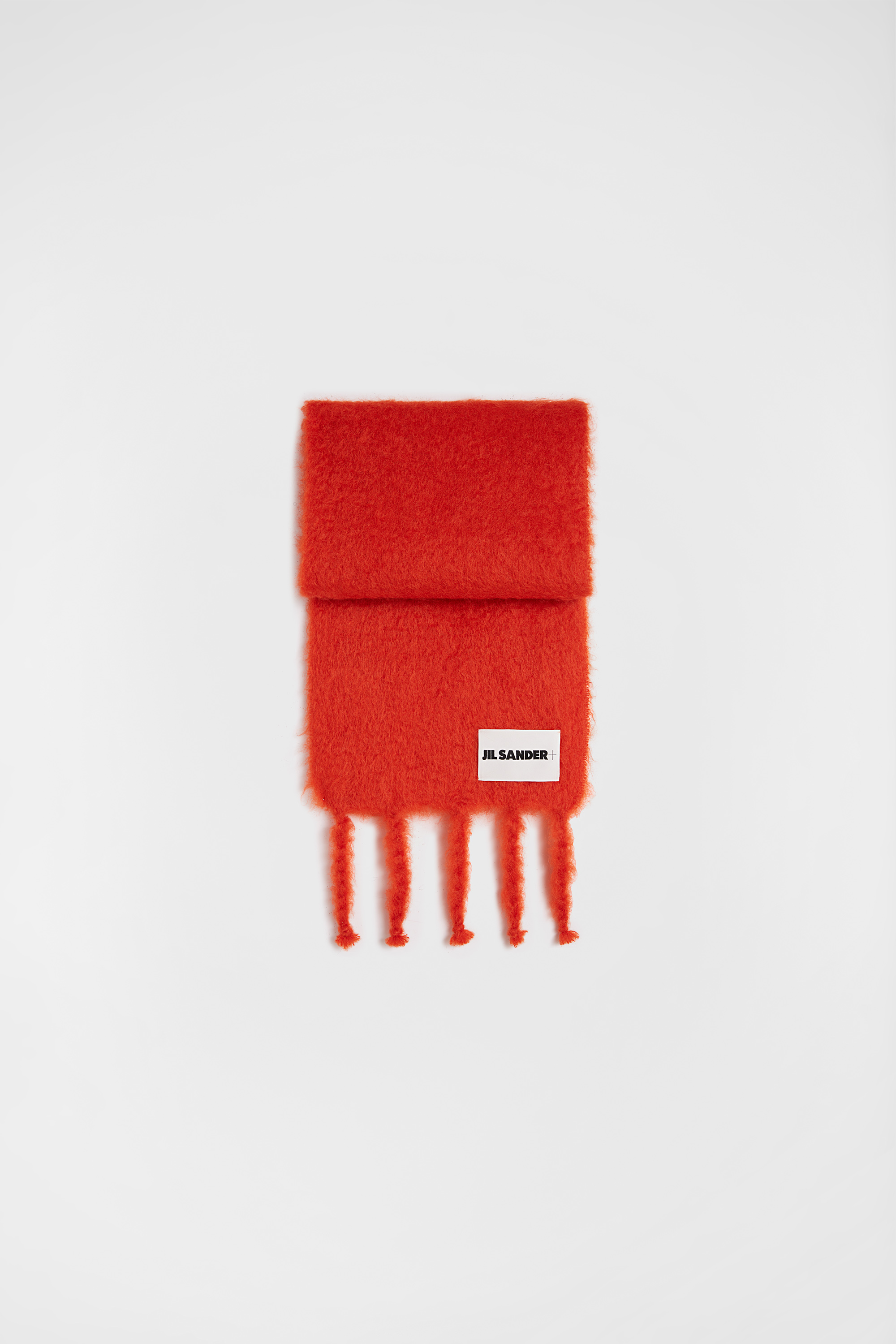 Wide Wool Blend Scarf - Scarves - Image 1