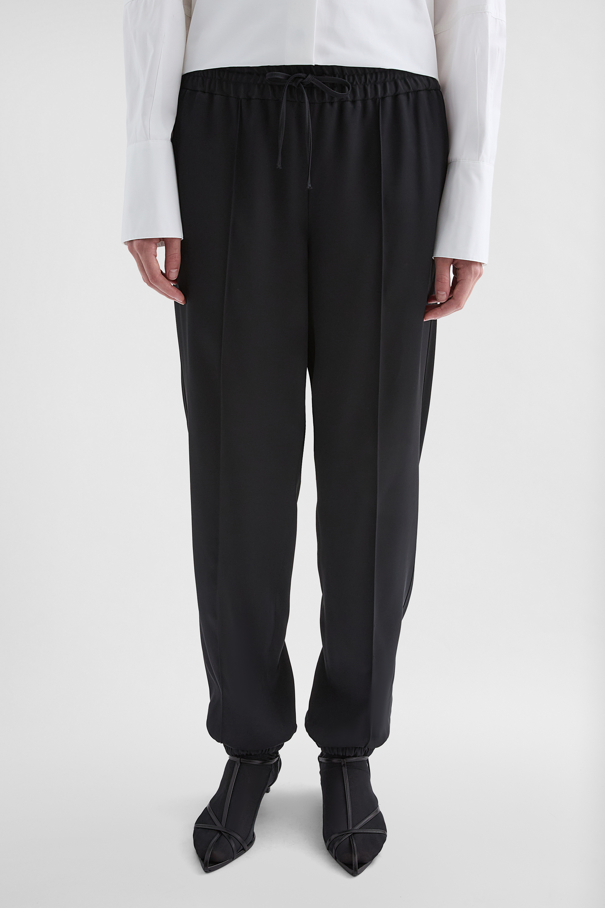 Silk Blend Trousers - Trousers - Image 2