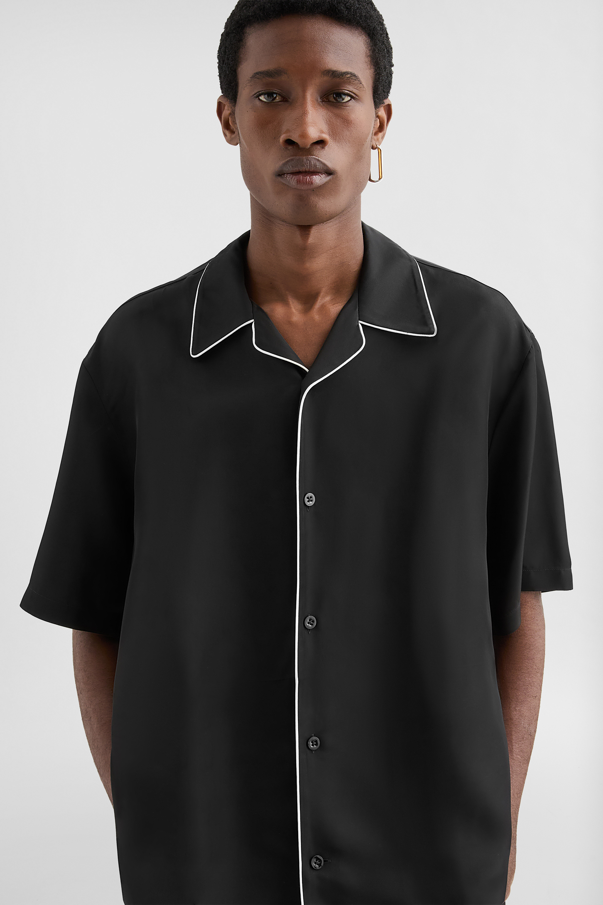 Fluid Viscose Shirt - Shirts - Image 3