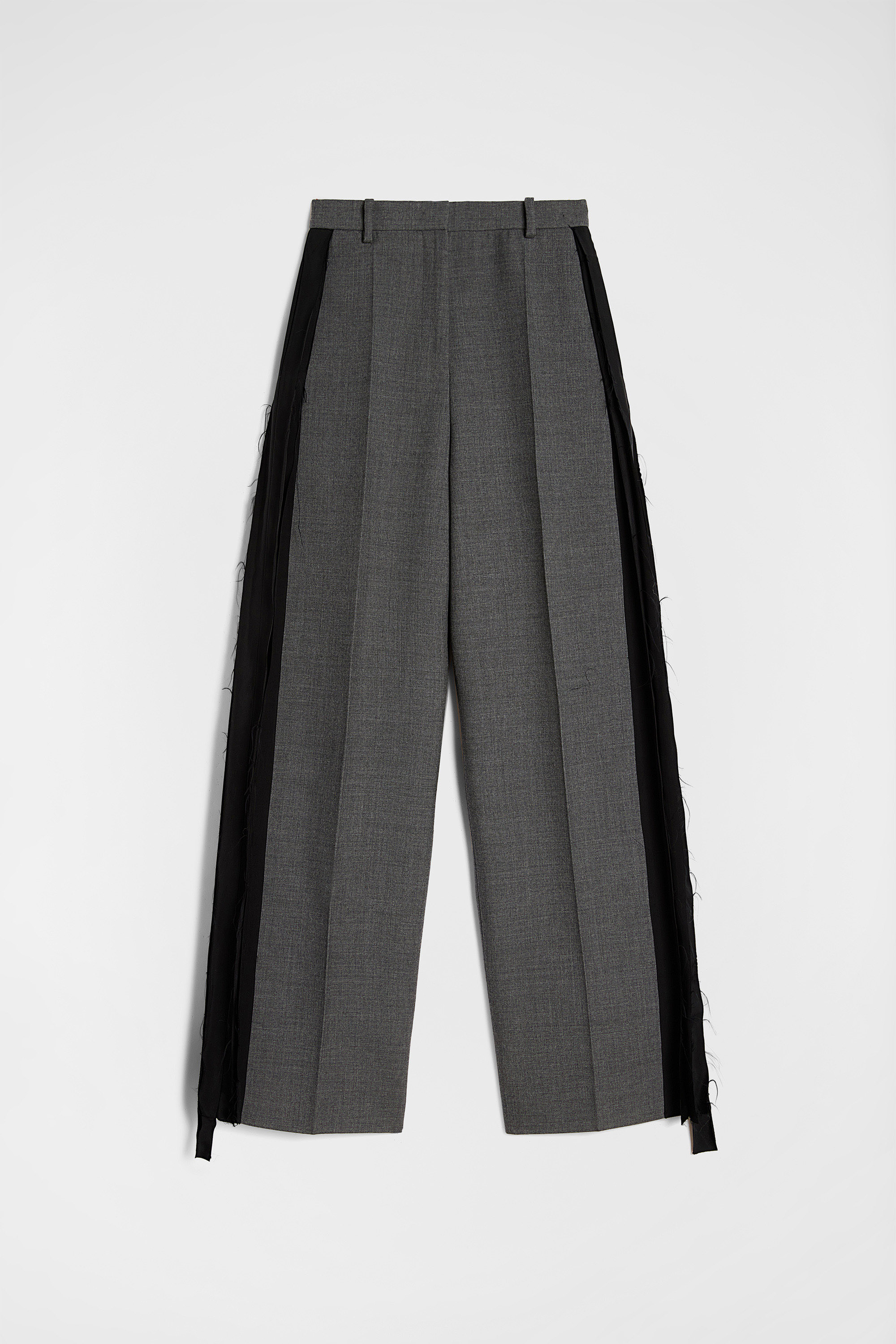 Wool Gabardine Tailored Trousers - Trousers - Image 6
