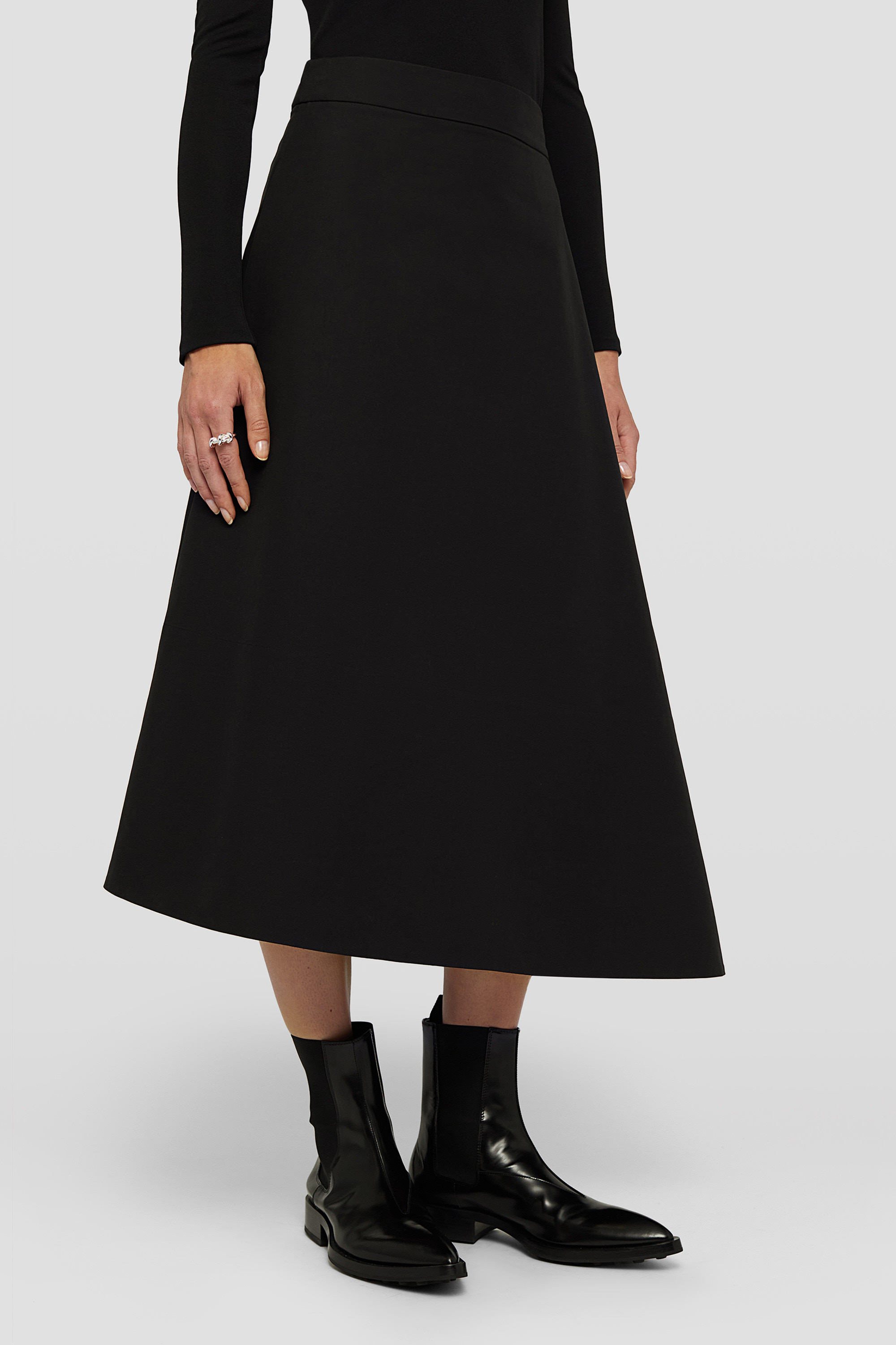 Lightweight Cotton Asymmetrical Skirt - Skirts - Image 2